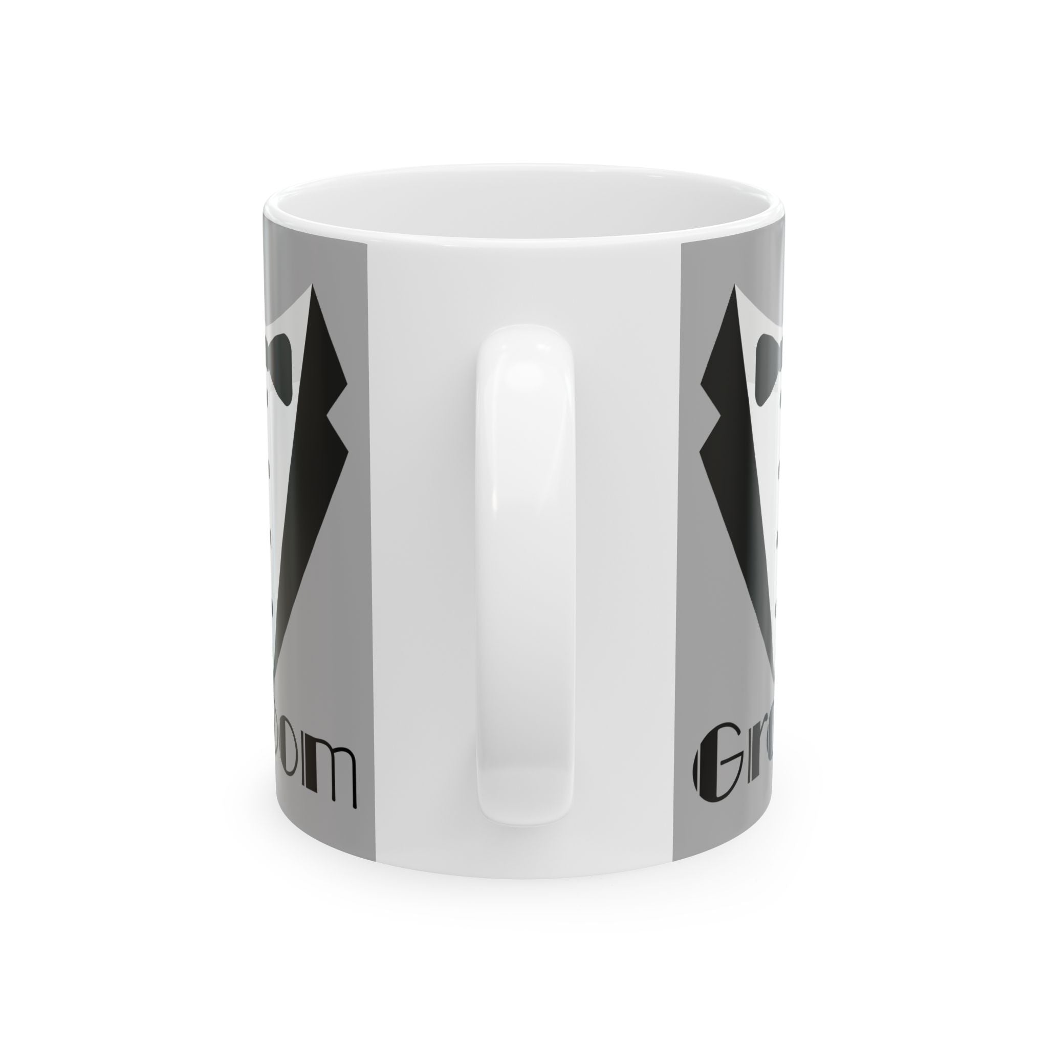 Groom Tuxedo Mug 11 oz | Wedding Gift, Groomsmen Proposal, Bridal Shower, Anniversary, Engagement Celebration