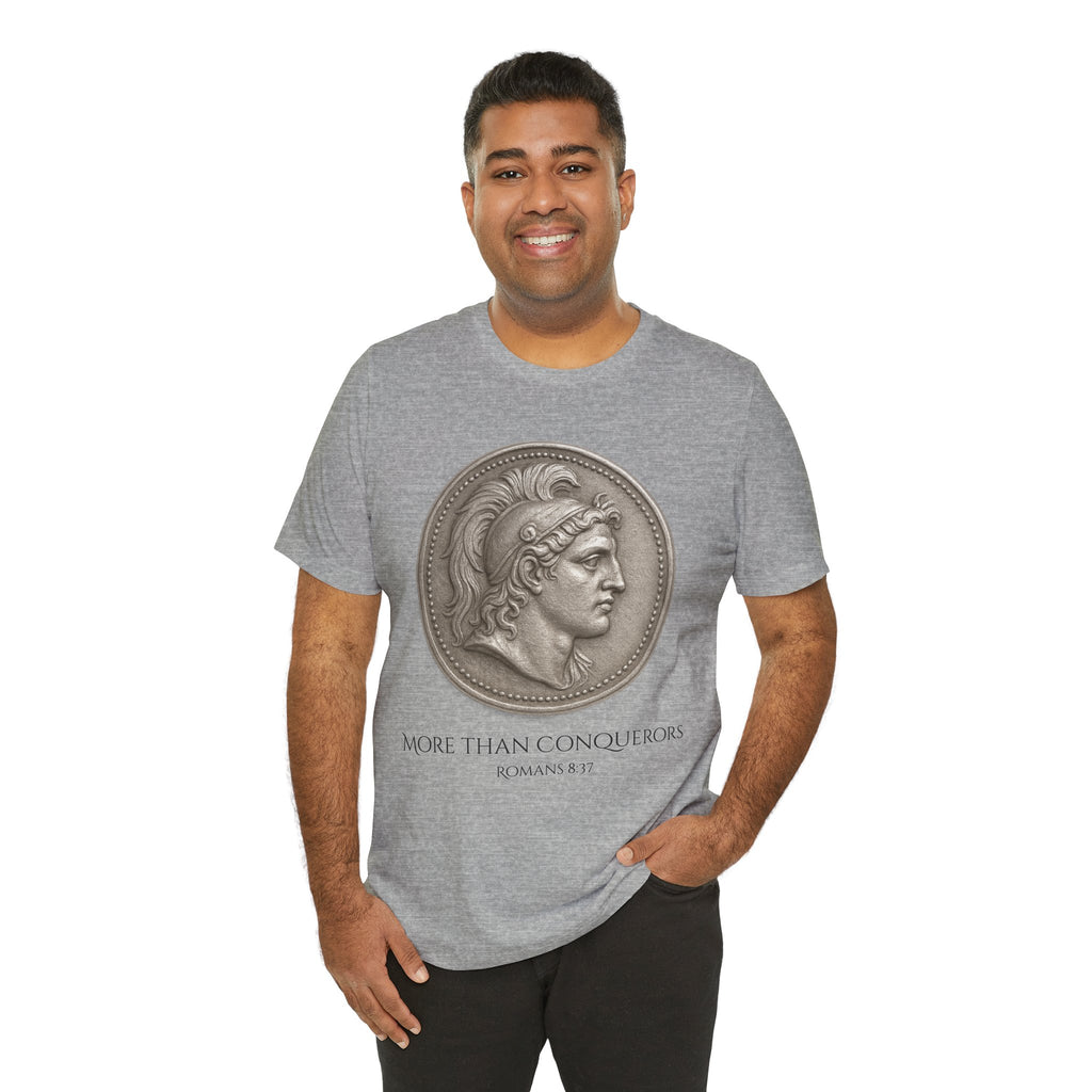 More Than Conquerors Unisex Short Sleeve Tee - Inspirational Christian Apparel, Motivational Shirt, Faith-Based Gift, Scripture Tee, [...]