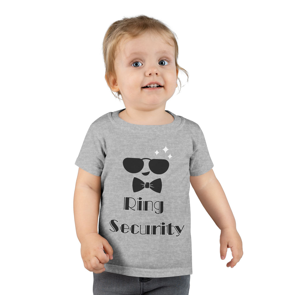 Toddler Security T-Shirt, Funny Toddler Tee, Kids Birthday Gift, Toddler Outfit, Baby Shower Gift, Little Ring Bearer Shirt