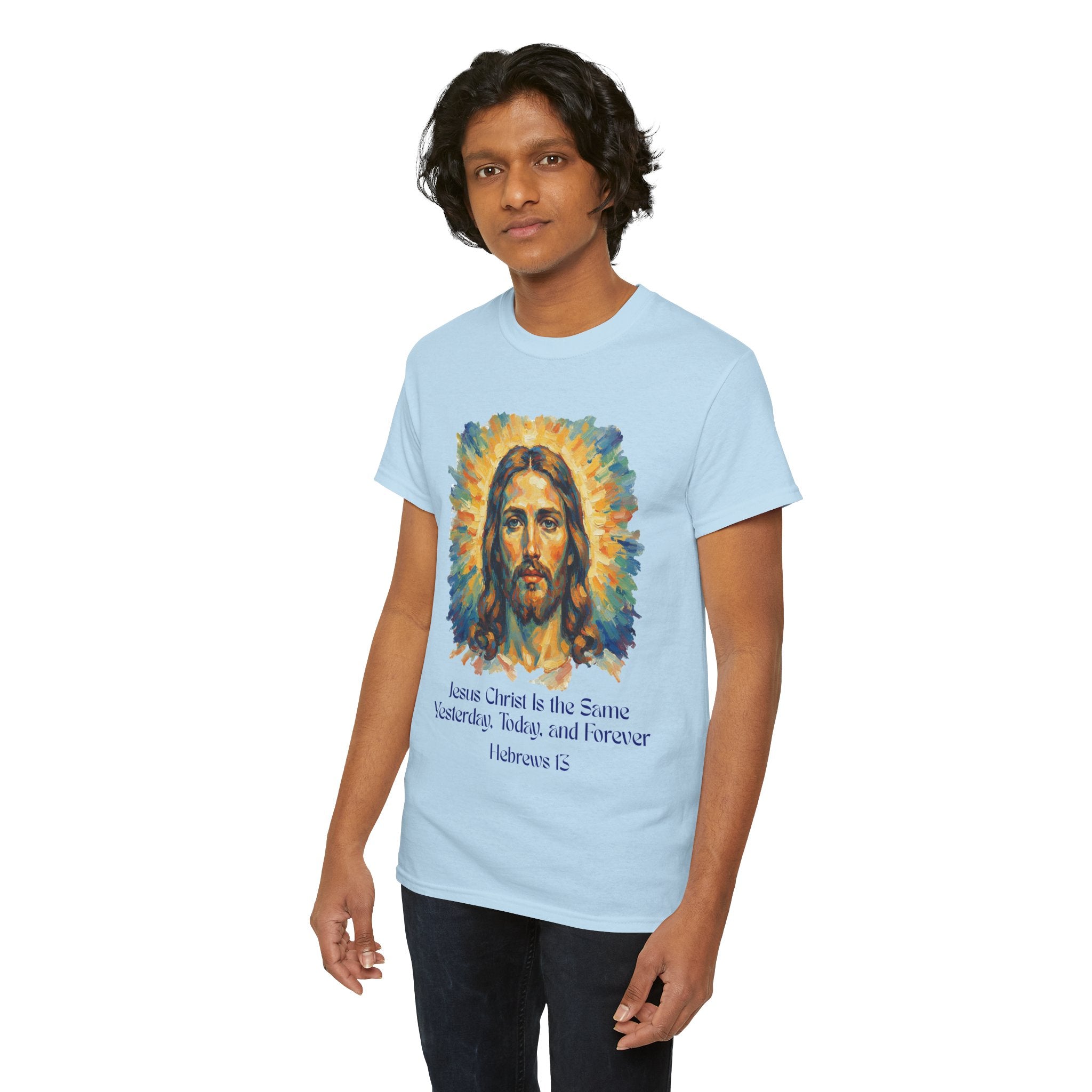 Jesus Portrait – Van Gogh Inspired Style Religious Inspirational Tee - Jesus Christ Design, Faith Shirt, Christian Clothing, Birthday Gift, Everyday Wear