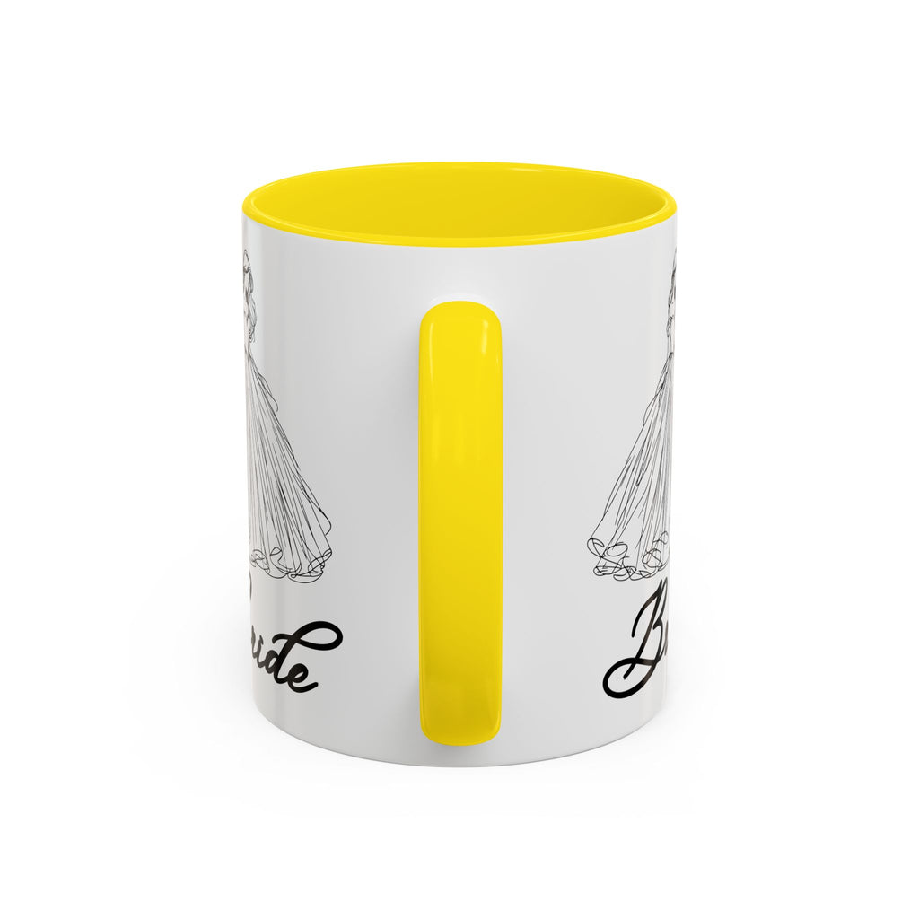 Bride Mug | Elegant Wedding Dress Design | Bridal Shower Gift & Keepsake