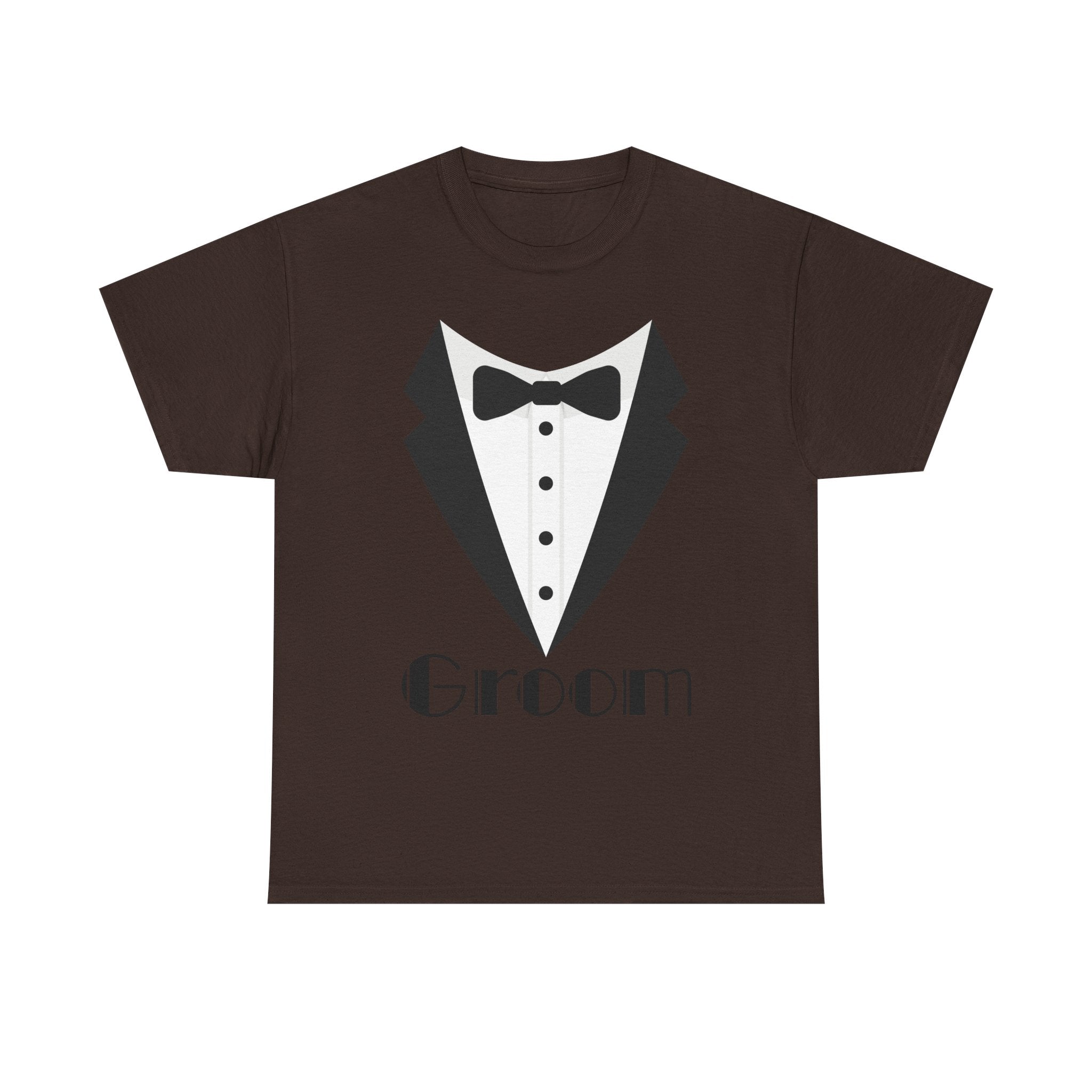 Groom T-Shirt, Unisex Heavy Cotton Tee for Weddings, Bachelor Parties, Groomsmen Gifts, Casual Wear, Bridal Showers