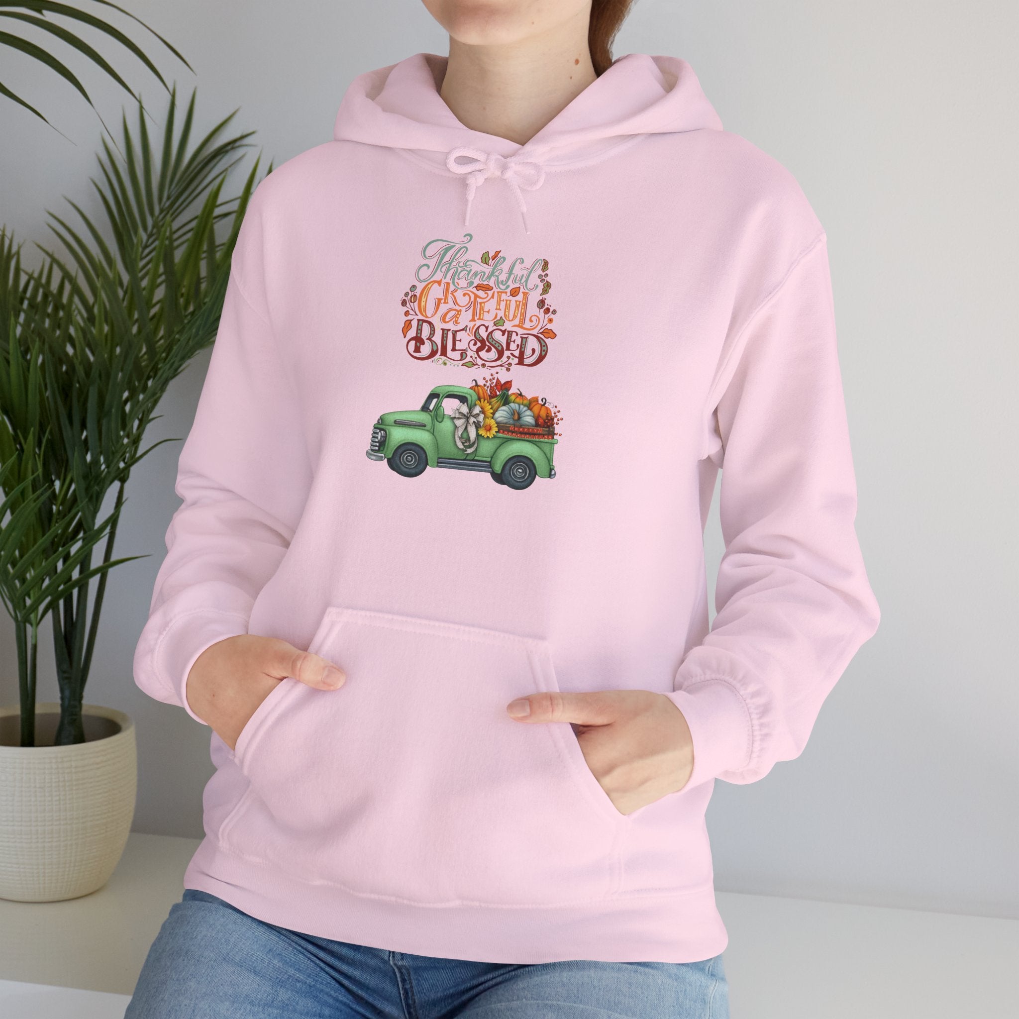 Festive Truck Sweatshirt - Cozy Holiday Hoodie, Winter Gift, Christmas Apparel, Unisex Clothing, Seasonal Fashion