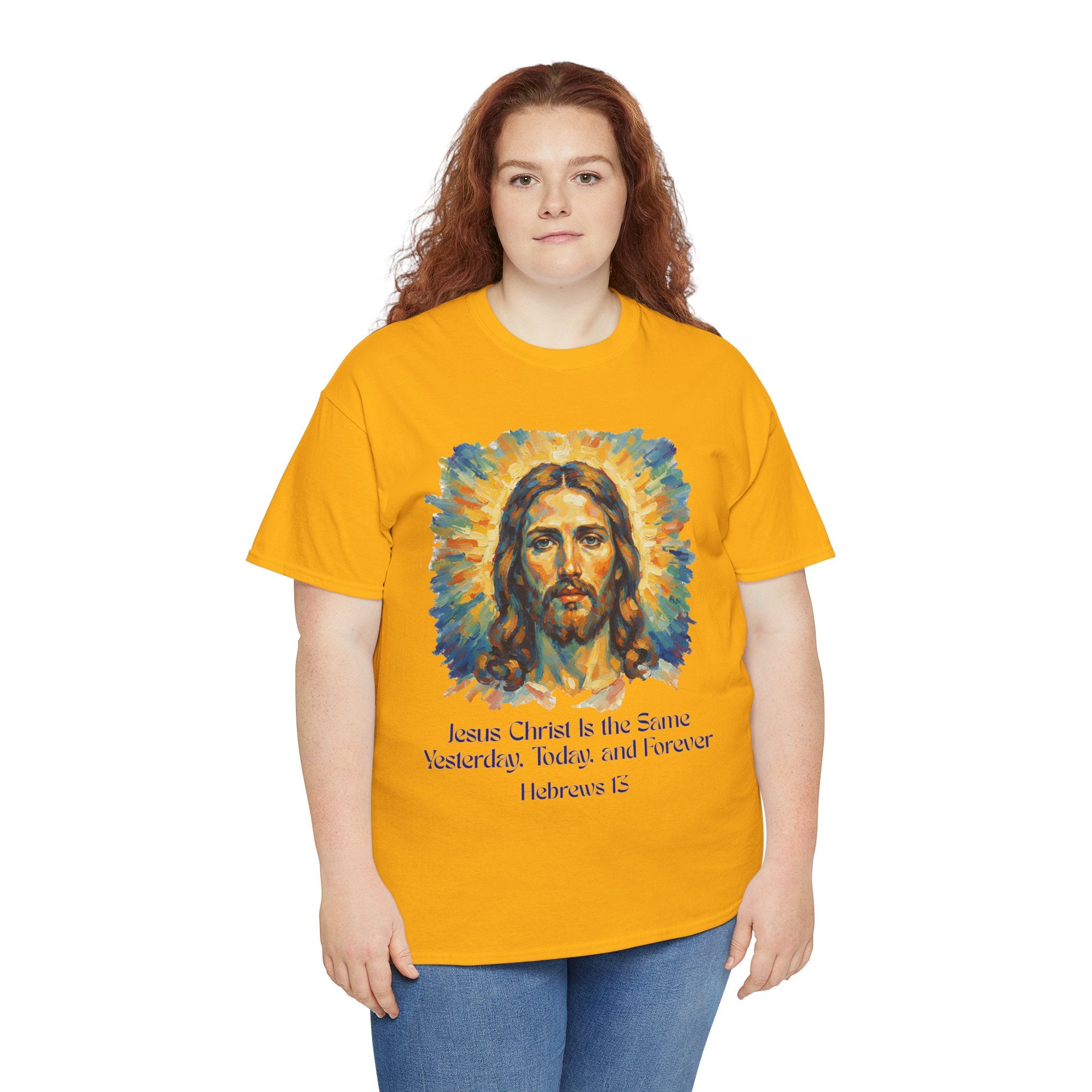 Jesus Portrait – Van Gogh Inspired Style Religious Inspirational Tee - Jesus Christ Design, Faith Shirt, Christian Clothing, Birthday Gift, Everyday Wear
