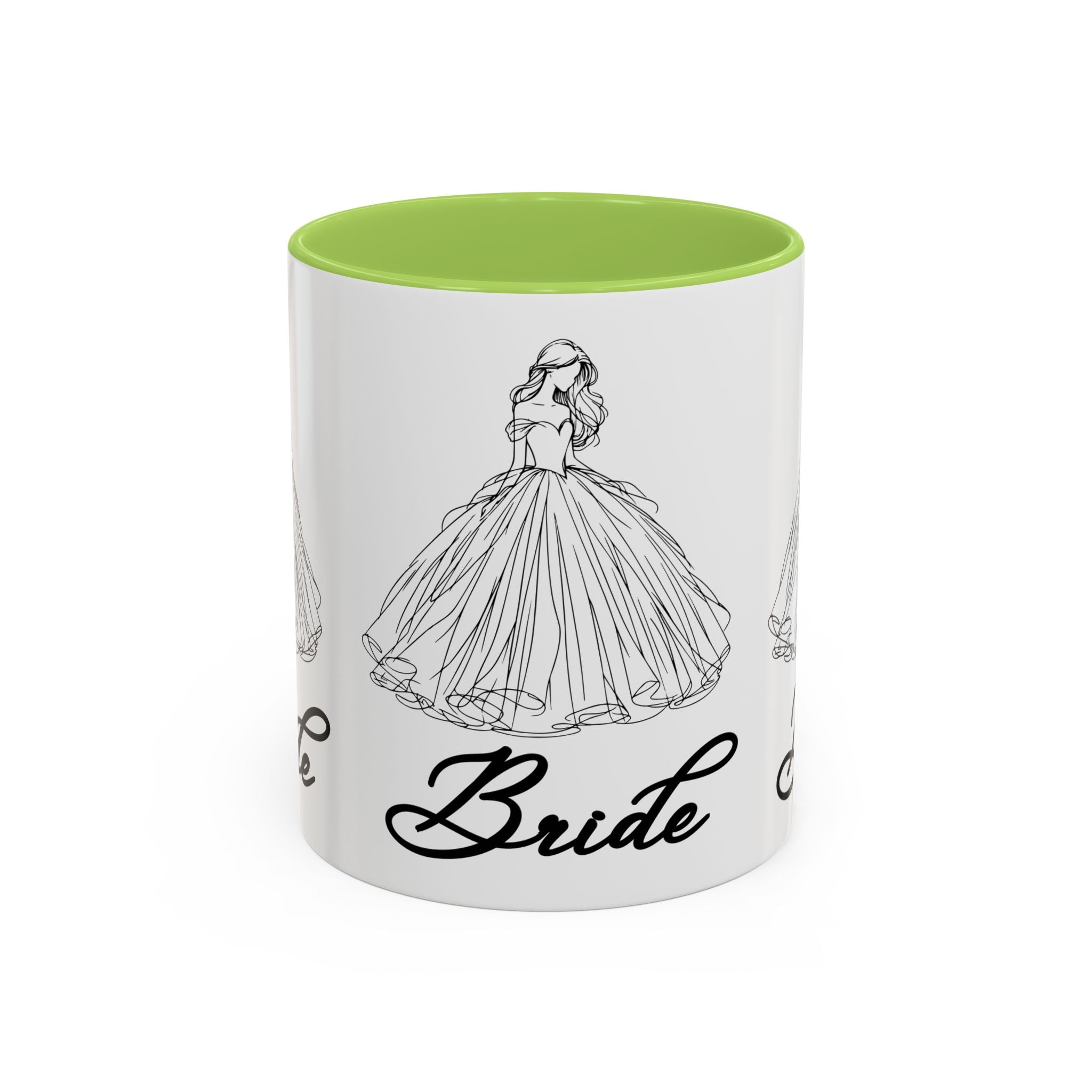 Bride Mug | Elegant Wedding Dress Design | Bridal Shower Gift & Keepsake
