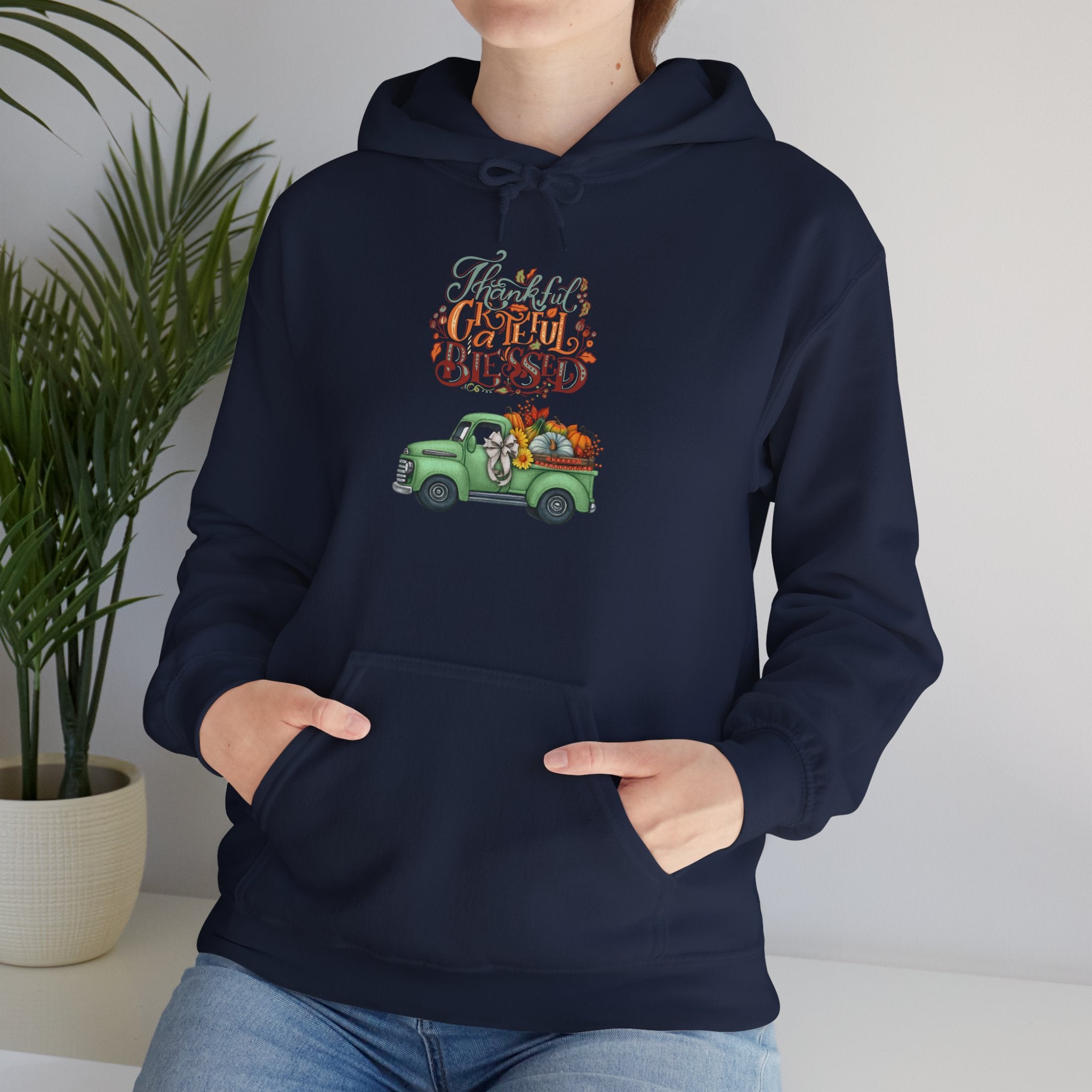 Festive Truck Sweatshirt - Cozy Holiday Hoodie, Winter Gift, Christmas Apparel, Unisex Clothing, Seasonal Fashion