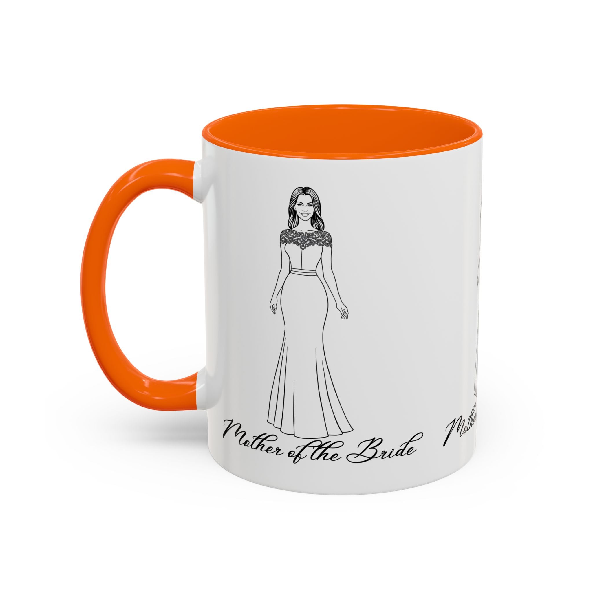 The Mother of the Bride- Accent Coffee Mug (11, 15oz)