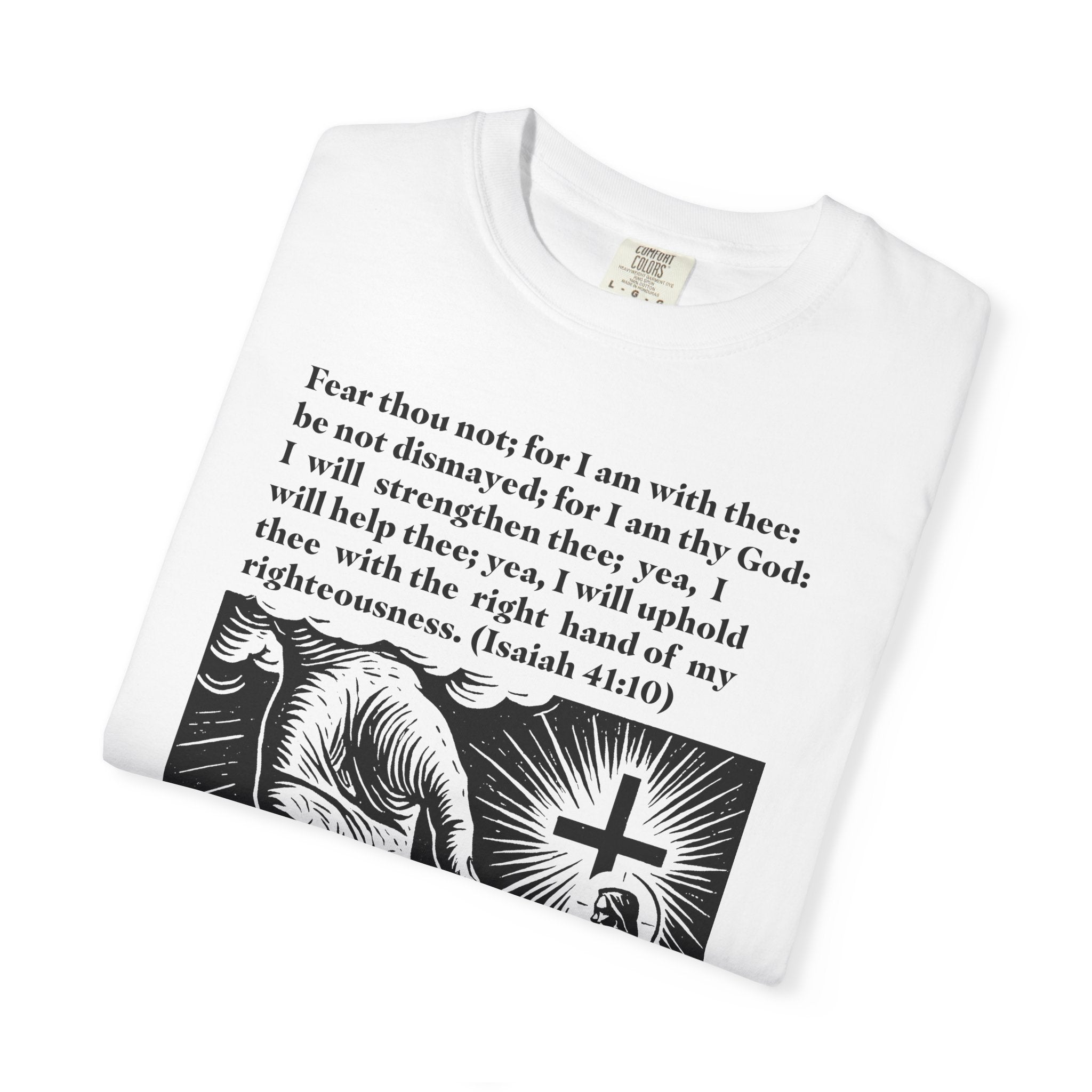 Inspirational Faith T-Shirt, Unisex Cotton Tee, Christian Gift, Spiritual Apparel, Motivational Quote Shirt, Religious Clothing