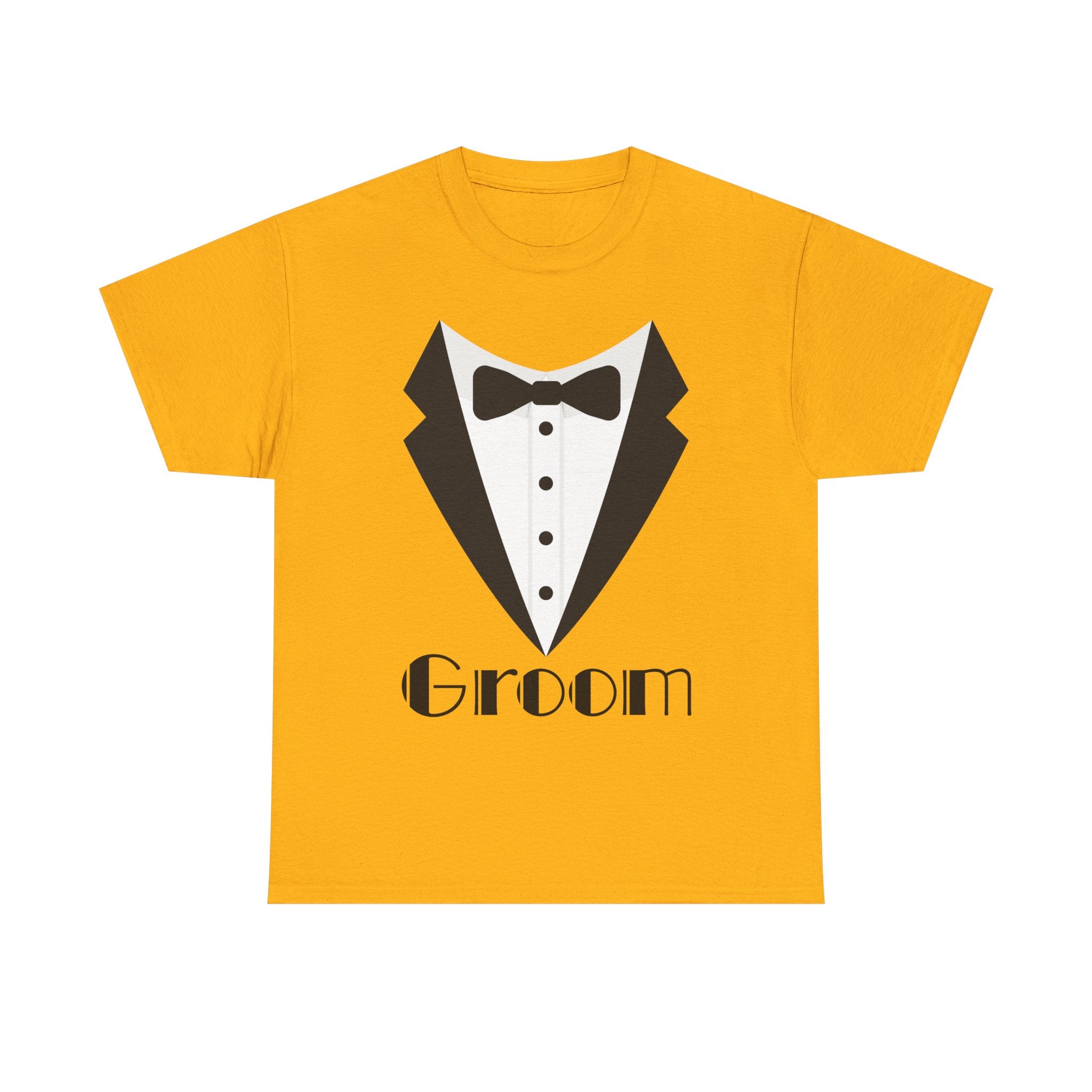 Groom T-Shirt, Unisex Heavy Cotton Tee for Weddings, Bachelor Parties, Groomsmen Gifts, Casual Wear, Bridal Showers