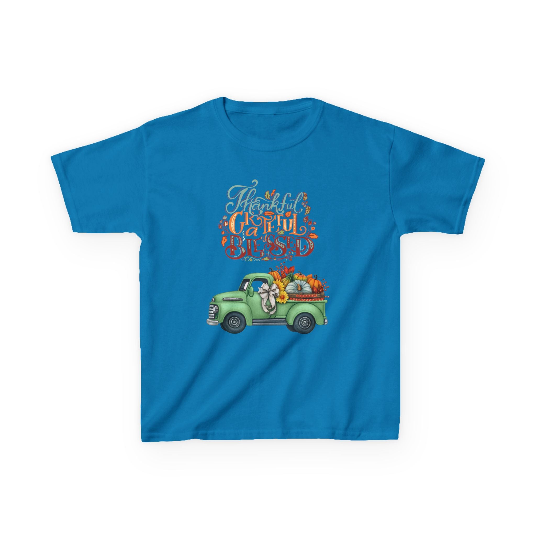 Blessed Fall Kids Tee, Adorable Autumn Shirt, Cute Harvest T-Shirt, Thanksgiving Gift for Kids, Comfy Cotton Youth Apparel
