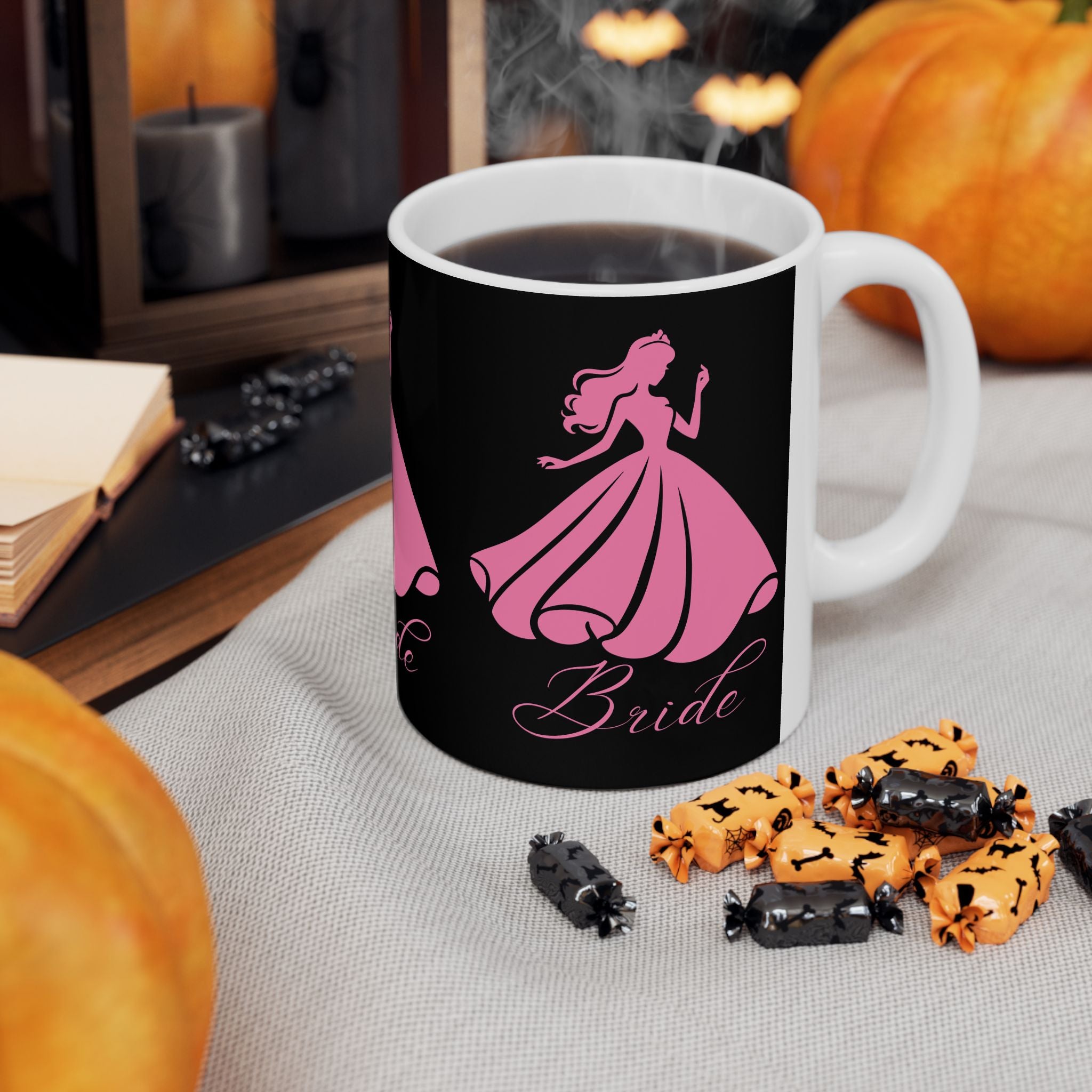 Bride Ceramic Mug 11 oz – Perfect for Weddings, Bridal Showers, Engagement Parties, Gift for Bridesmaid, Wedding Planning Accessories