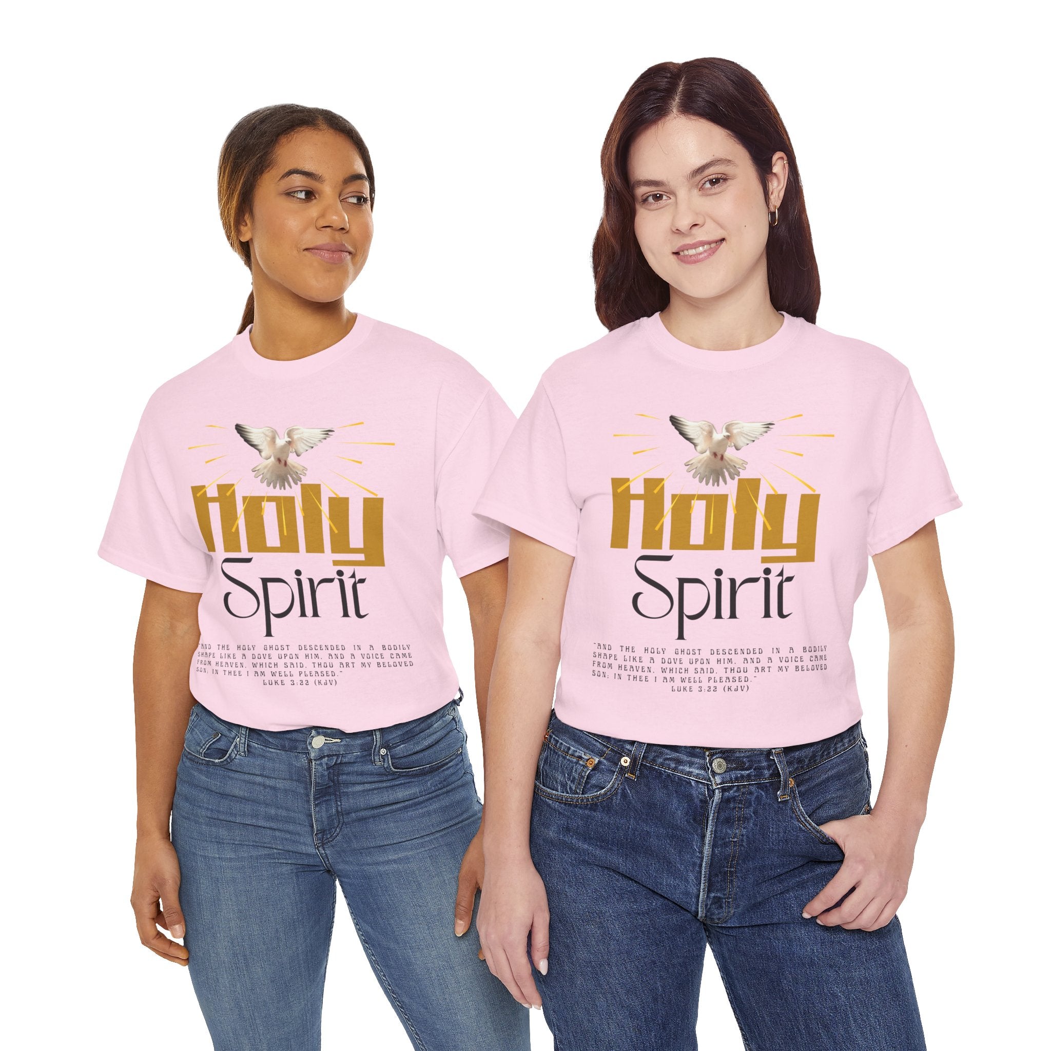 Christian T-shirts, Holy Spirit Unisex Heavy Cotton Tee, Inspirational T-Shirt for Faith Celebration, Christian Gift, Spiritual Attire, Religious Apparel