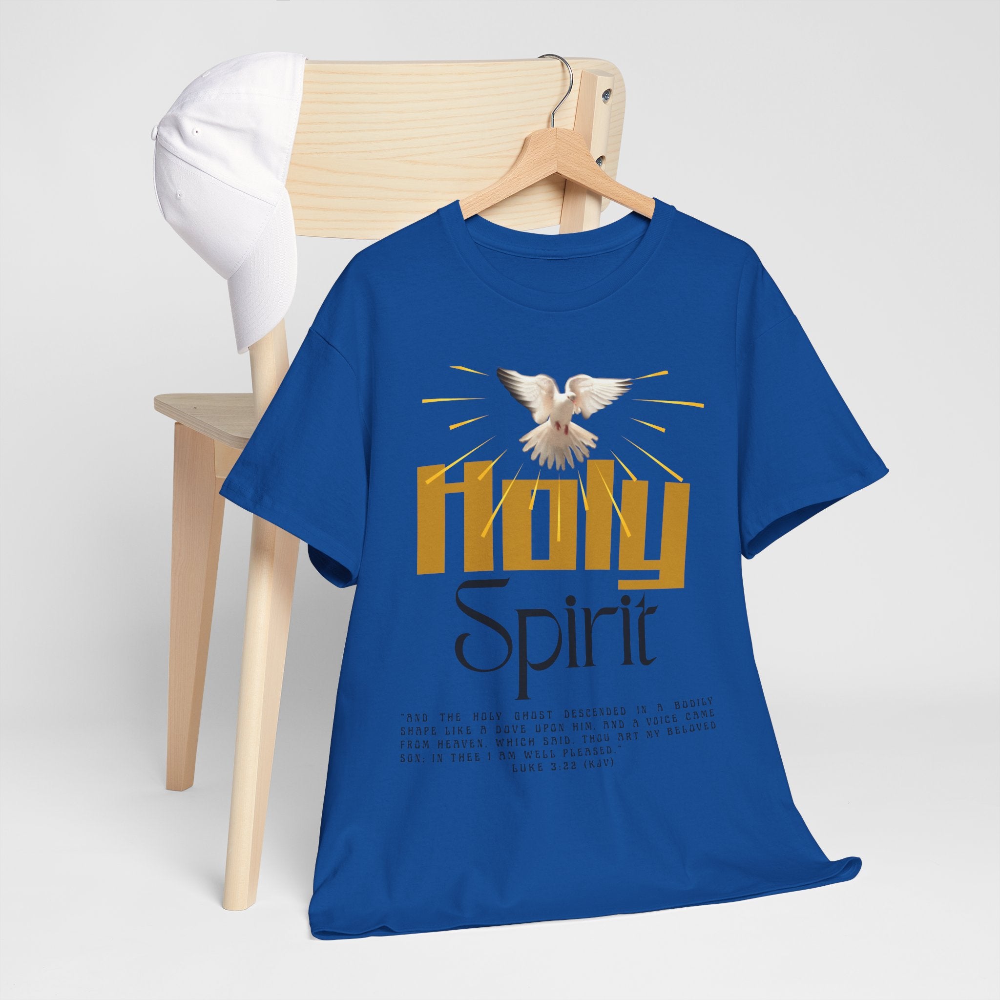 Christian T-shirts, Holy Spirit Unisex Heavy Cotton Tee, Inspirational T-Shirt for Faith Celebration, Christian Gift, Spiritual Attire, Religious Apparel