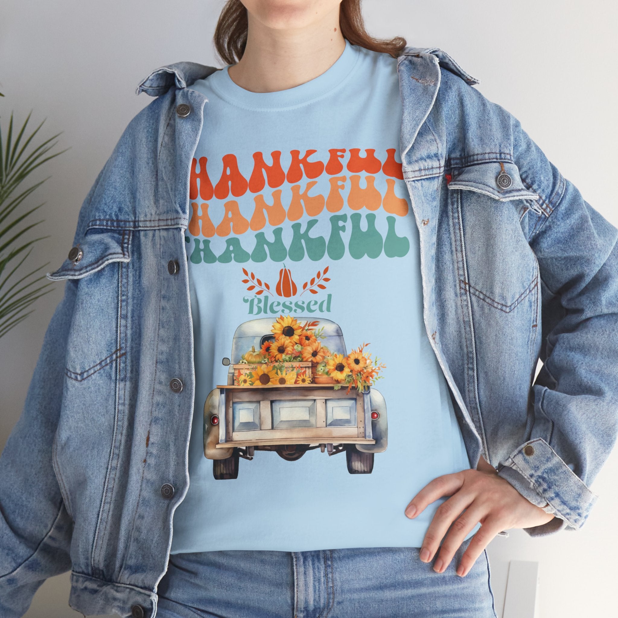 Thankful Vibes Unisex Tee - Perfect for Thanksgiving, Gratitude, Casual Wear, Gifts, Summer Days
