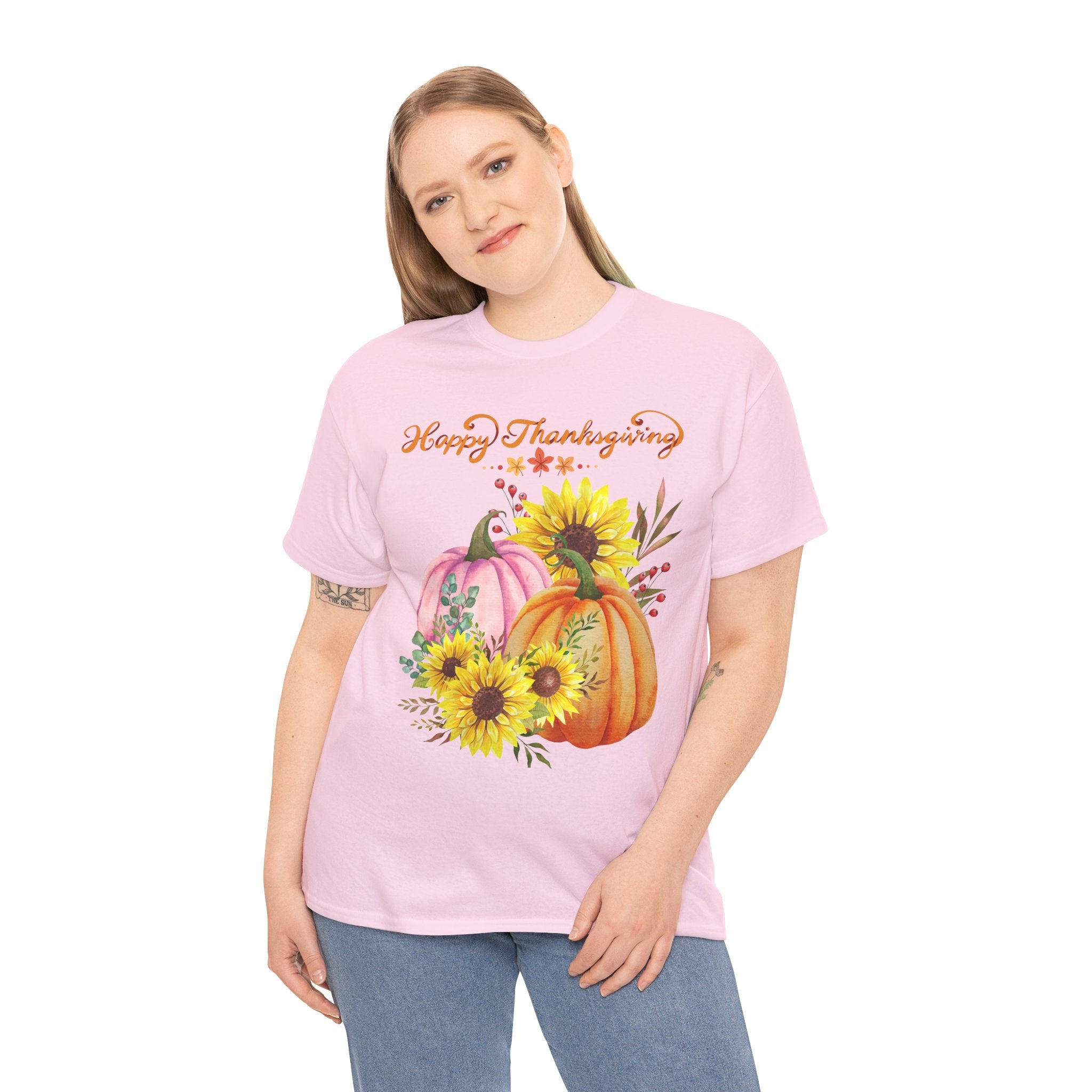 Thanksgiving T-shirts, Pumpkin Tee, Autumn Shirt, Unisex Fall Apparel, Holiday Gift, Cozy Outfit, Harvest Festival Clothing
