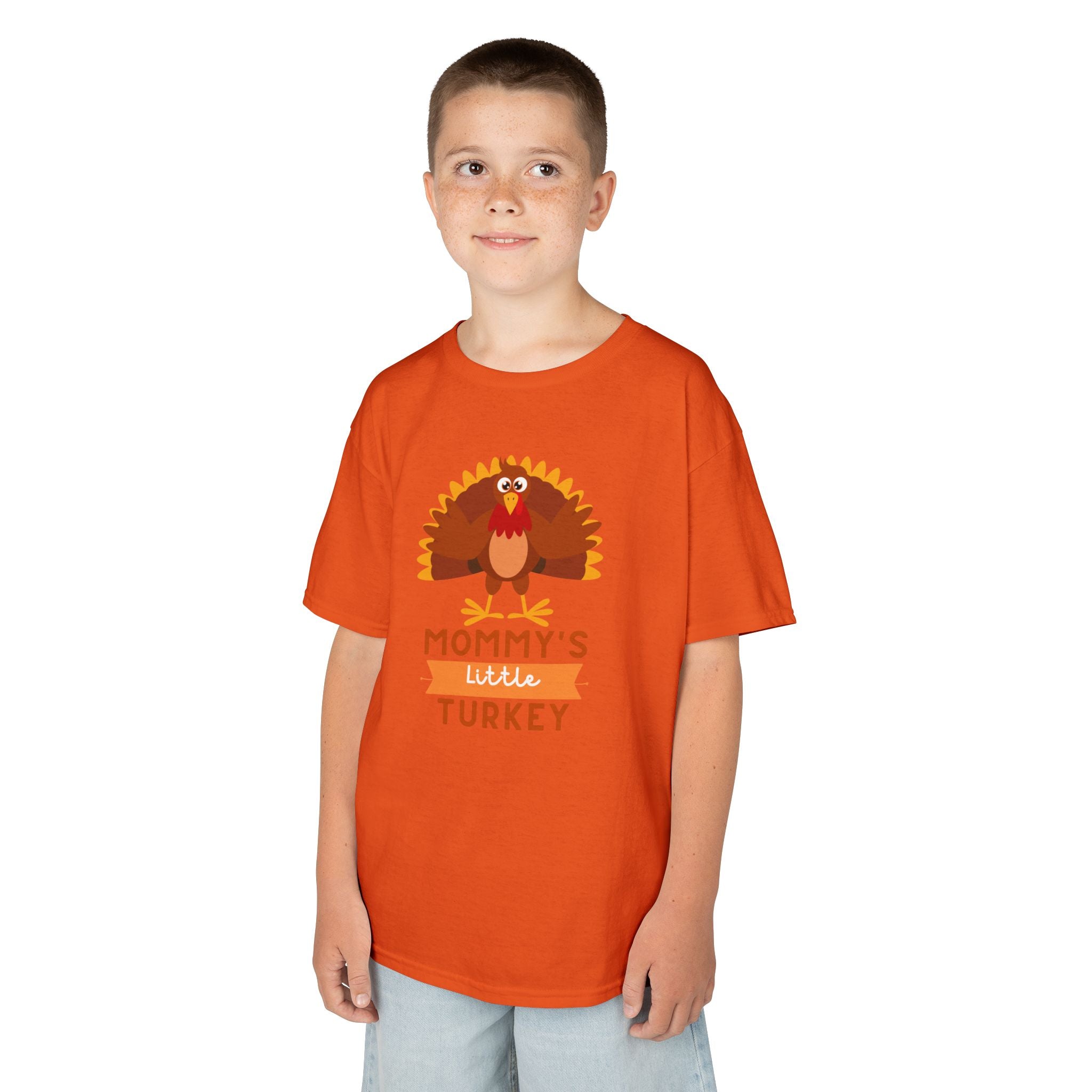 Mommy's Little Turkey Kids Tee - Thanksgiving Gift, Holiday Apparel, Cute Kids Clothing, Family Gathering, Kid's Casual Wear
