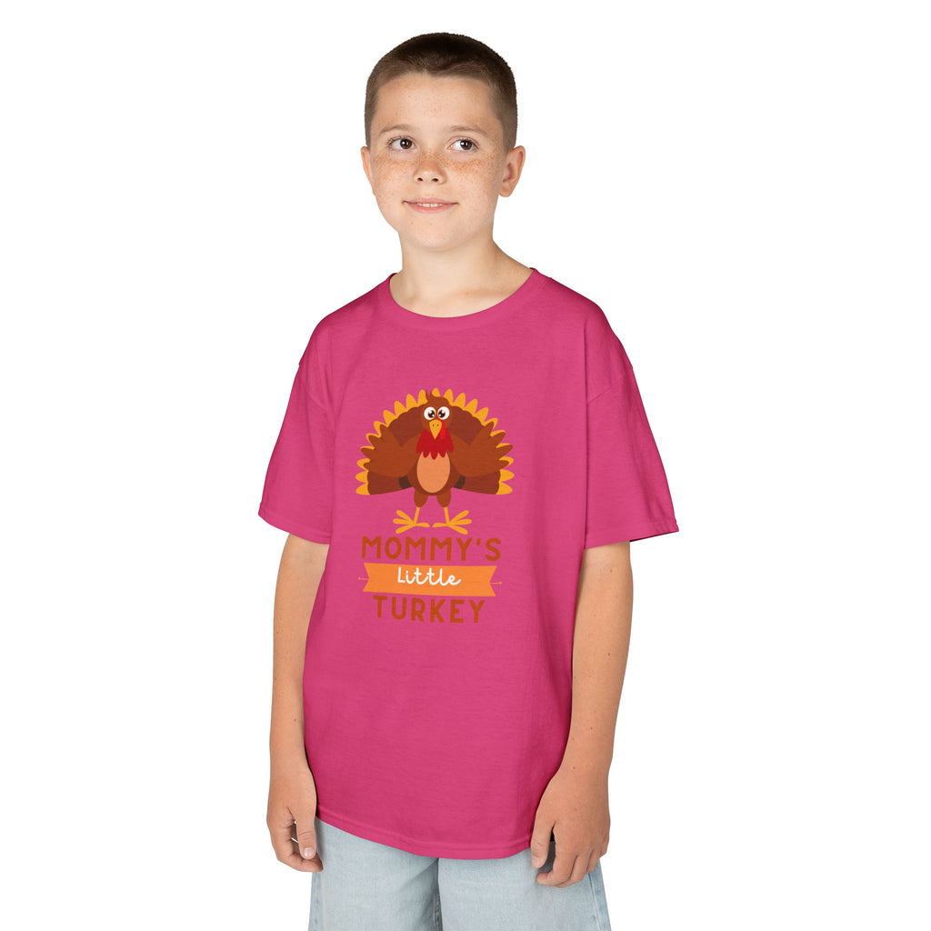 Mommy's Little Turkey Kids Tee - Thanksgiving Gift, Holiday Apparel, Cute Kids Clothing, Family Gathering, Kid's Casual Wear