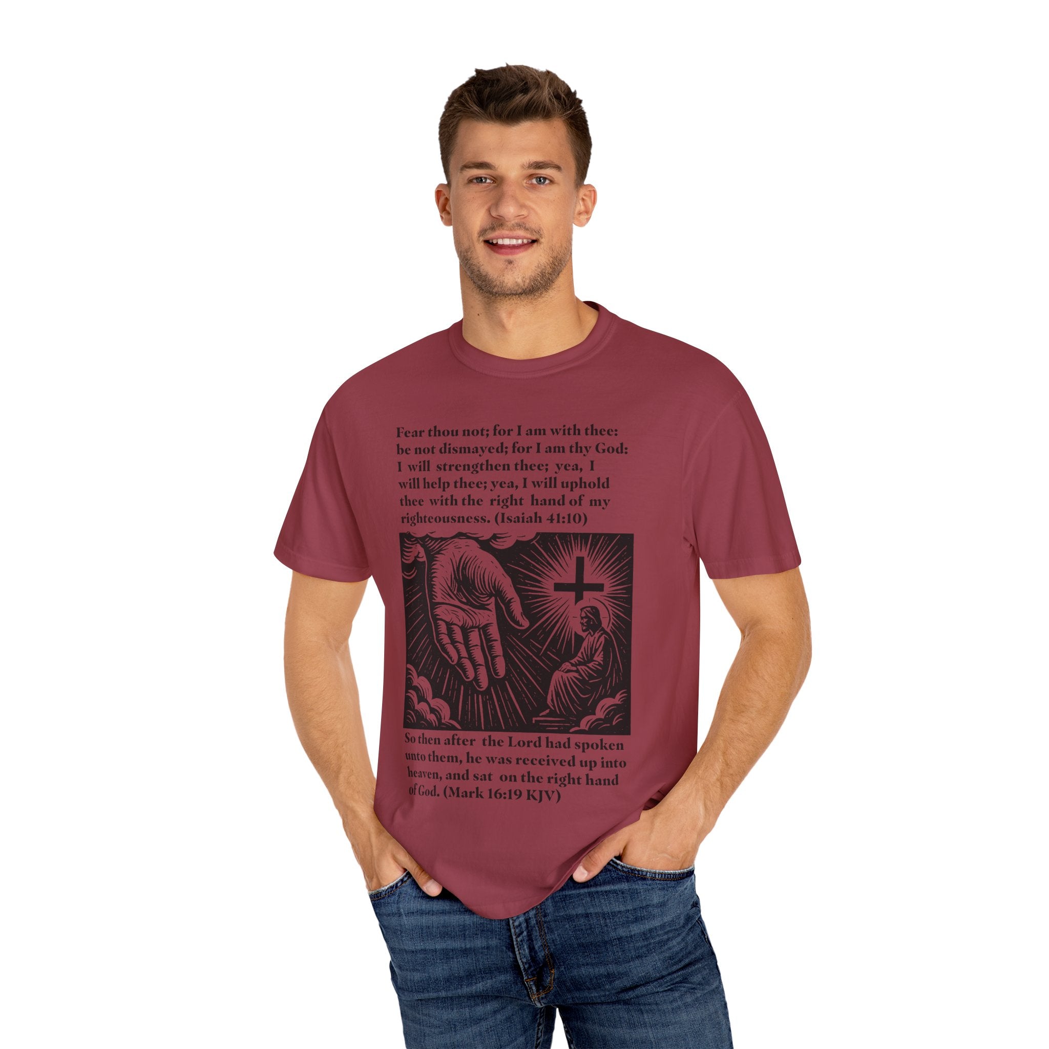 Inspirational Faith T-Shirt, Unisex Cotton Tee, Christian Gift, Spiritual Apparel, Motivational Quote Shirt, Religious Clothing