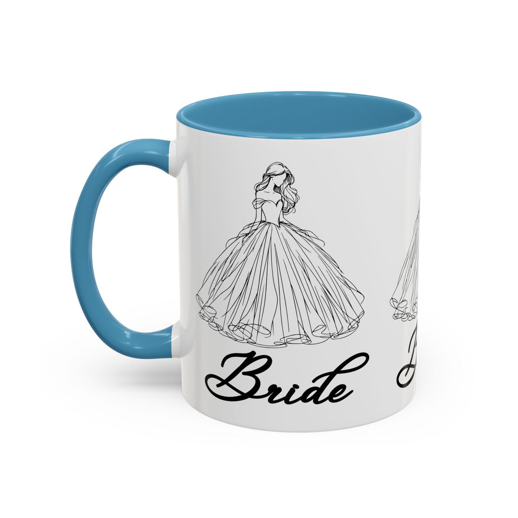 Bride Mug | Elegant Wedding Dress Design | Bridal Shower Gift & Keepsake