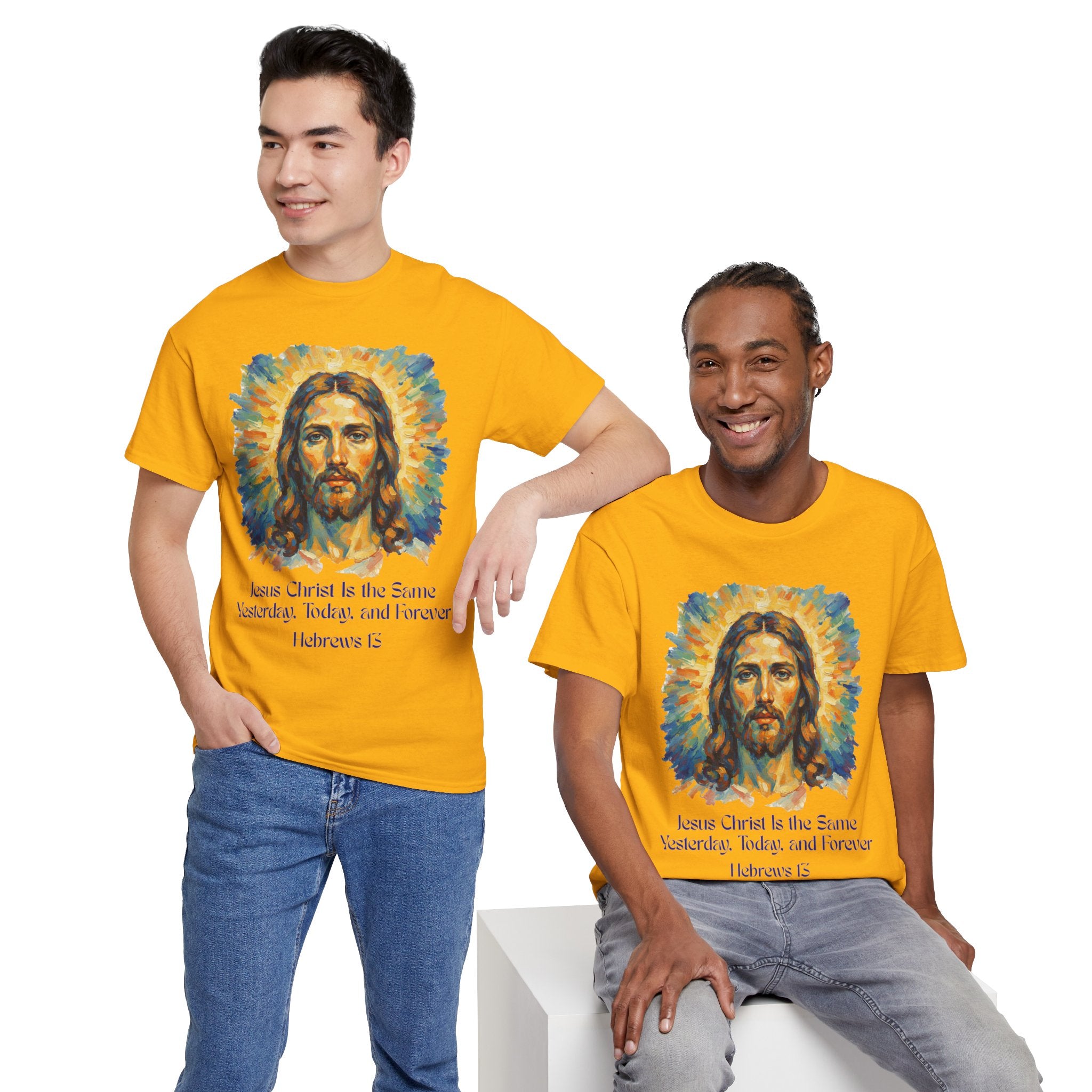 Jesus Portrait – Van Gogh Inspired Style Religious Inspirational Tee - Jesus Christ Design, Faith Shirt, Christian Clothing, Birthday Gift, Everyday Wear