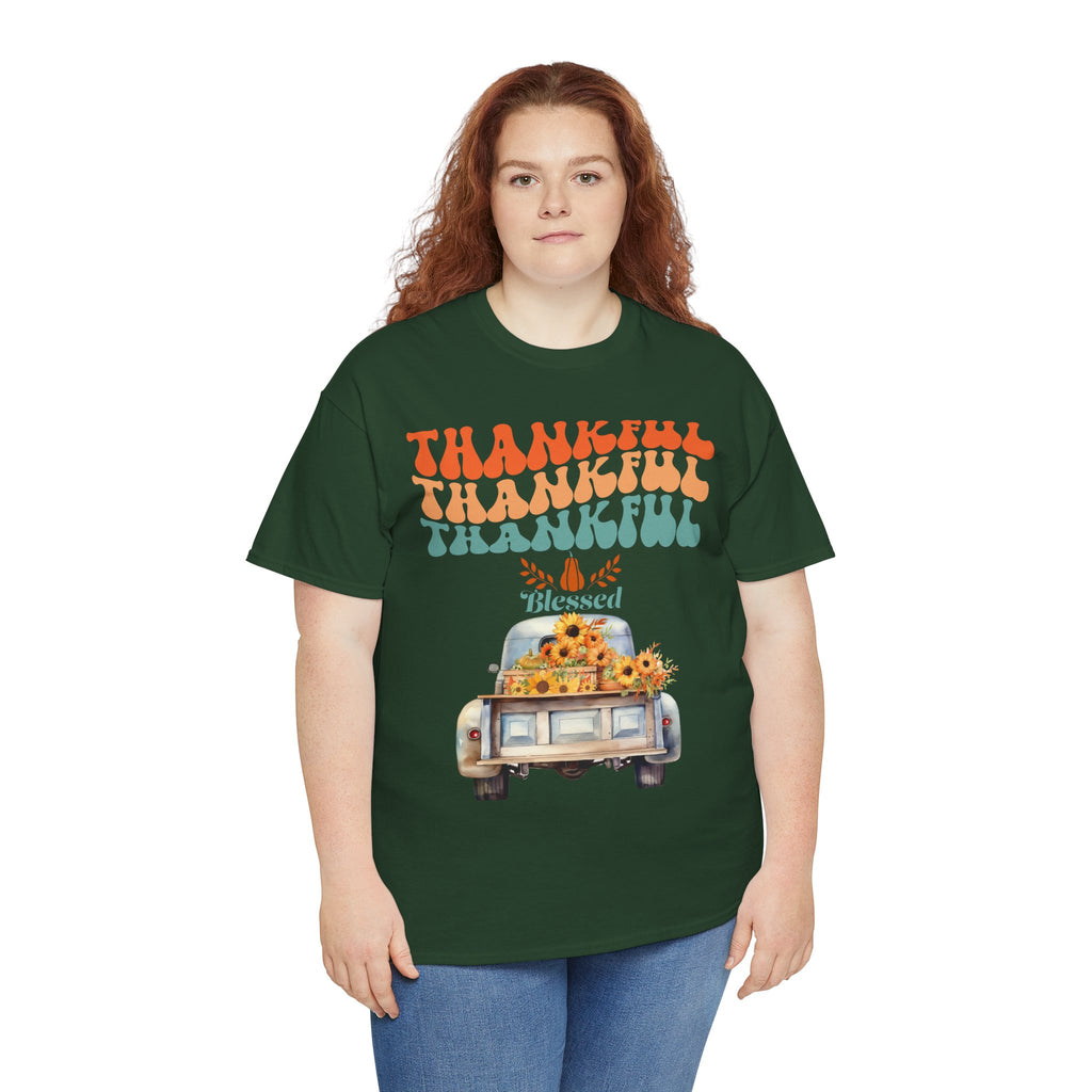Thankful Vibes Unisex Tee - Perfect for Thanksgiving, Gratitude, Casual Wear, Gifts, Summer Days