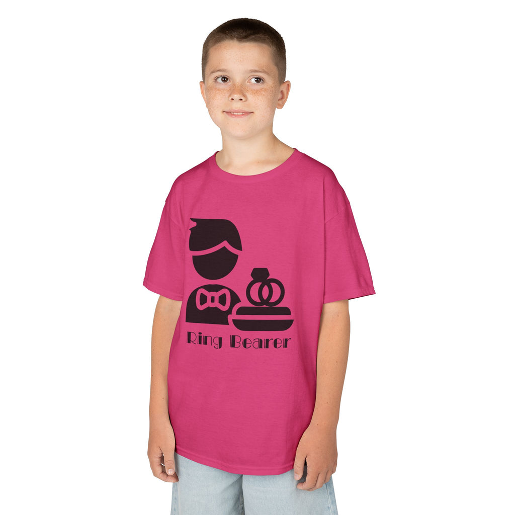 Kids Ring Bearer Tee - Perfect for Weddings, Flower Girl Outfits, Cute Kid’s Apparel, Wedding Party Shirts, Kids Event T-Shirt