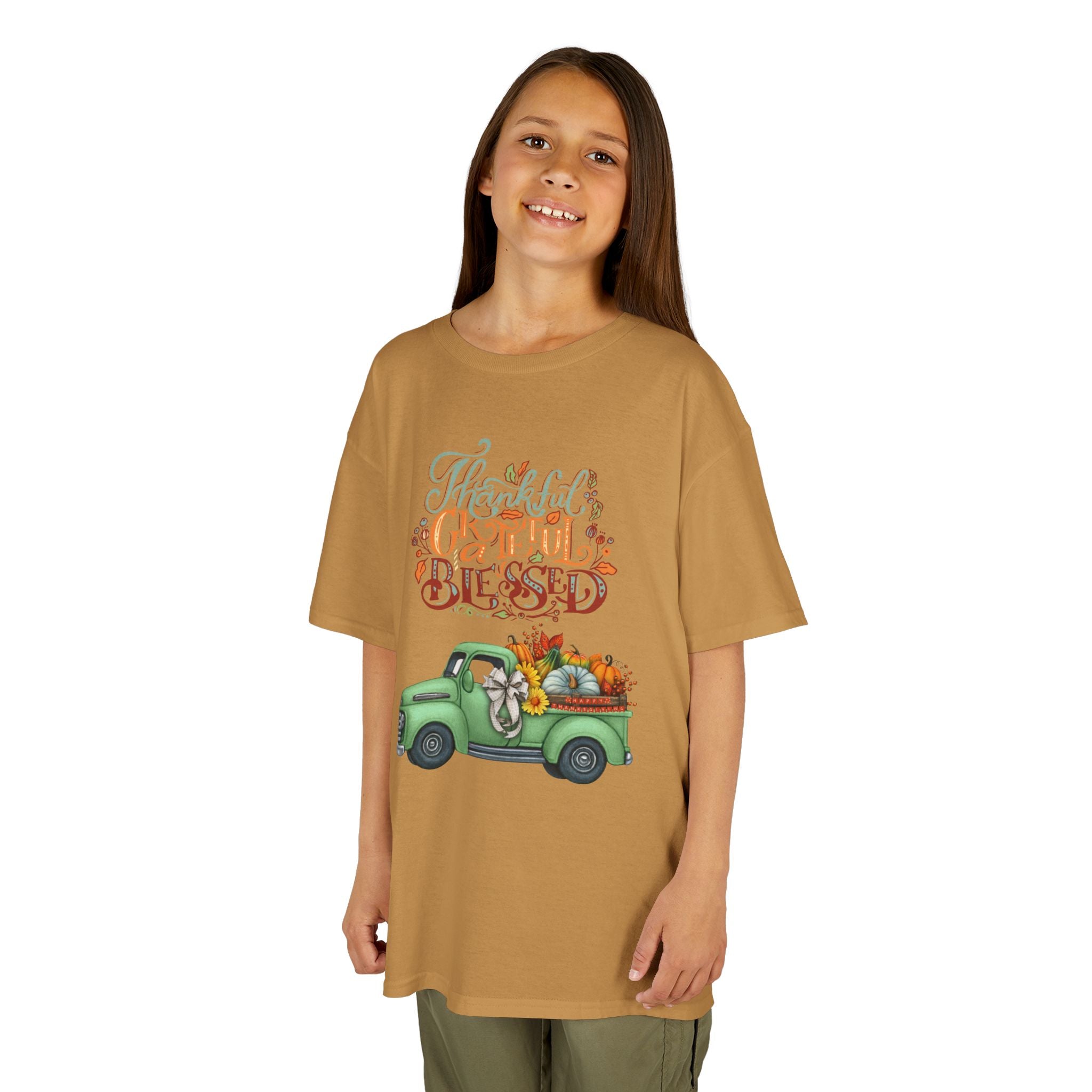 Blessed Fall Kids Tee, Adorable Autumn Shirt, Cute Harvest T-Shirt, Thanksgiving Gift for Kids, Comfy Cotton Youth Apparel