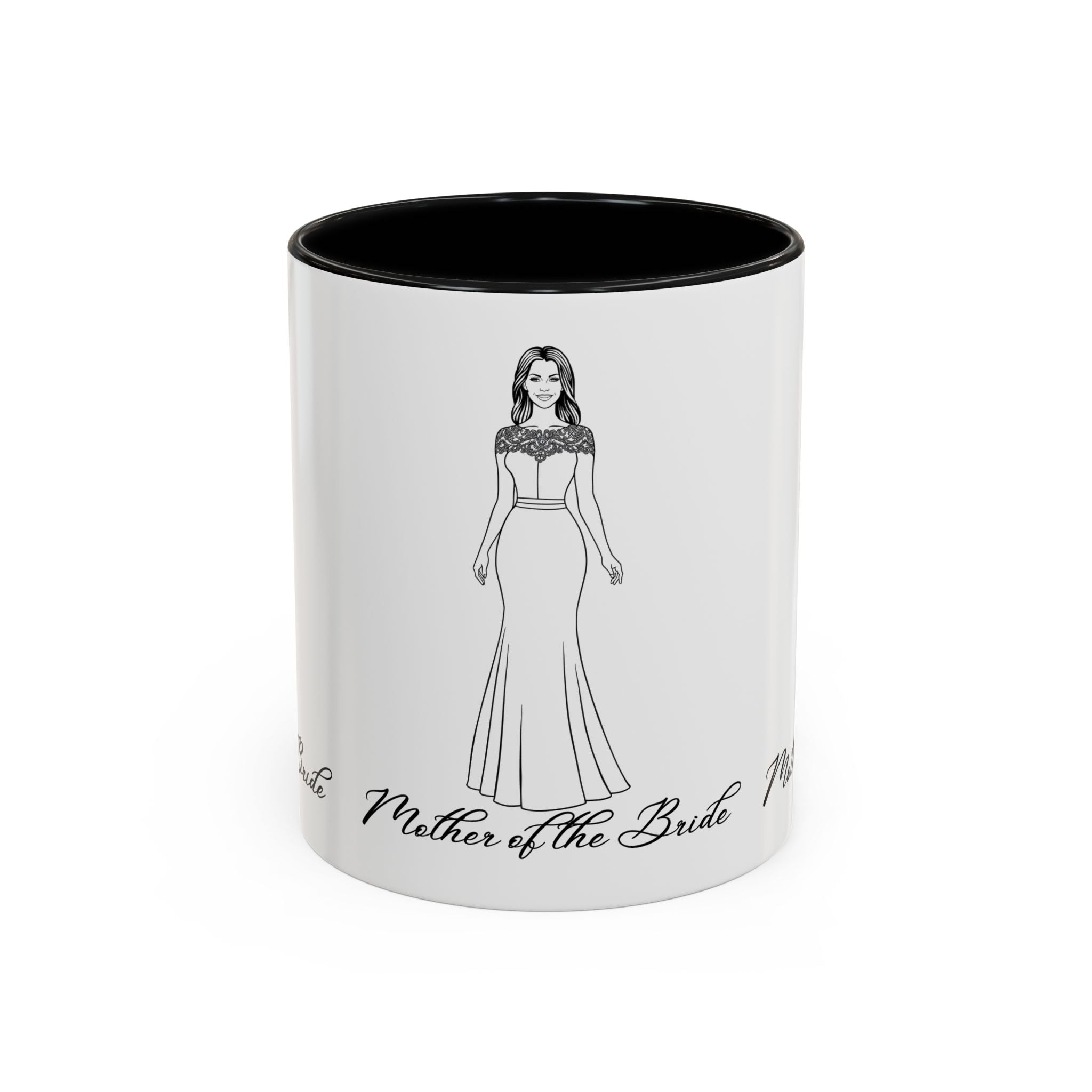 The Mother of the Bride- Accent Coffee Mug (11, 15oz)