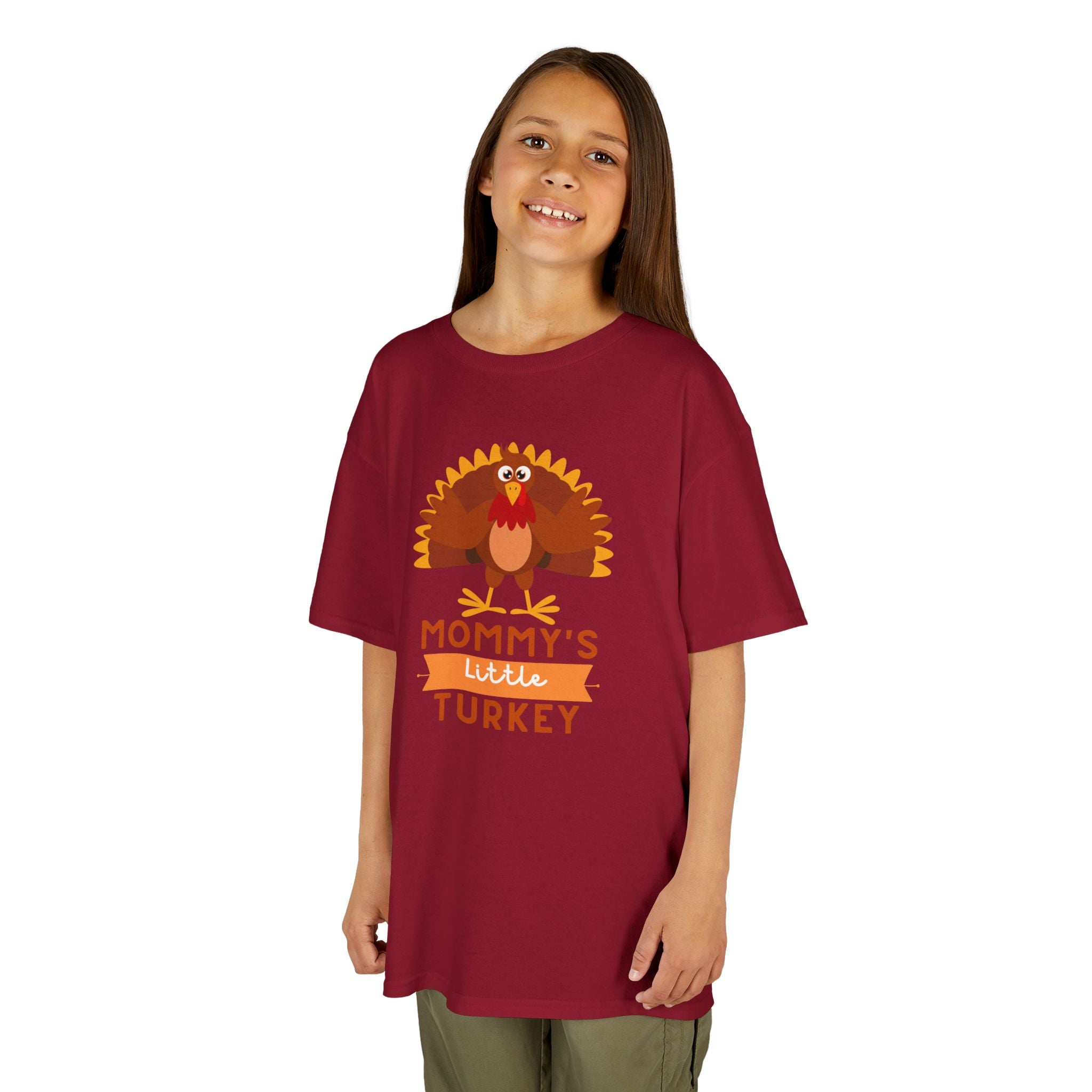 Mommy's Little Turkey Kids Tee - Thanksgiving Gift, Holiday Apparel, Cute Kids Clothing, Family Gathering, Kid's Casual Wear