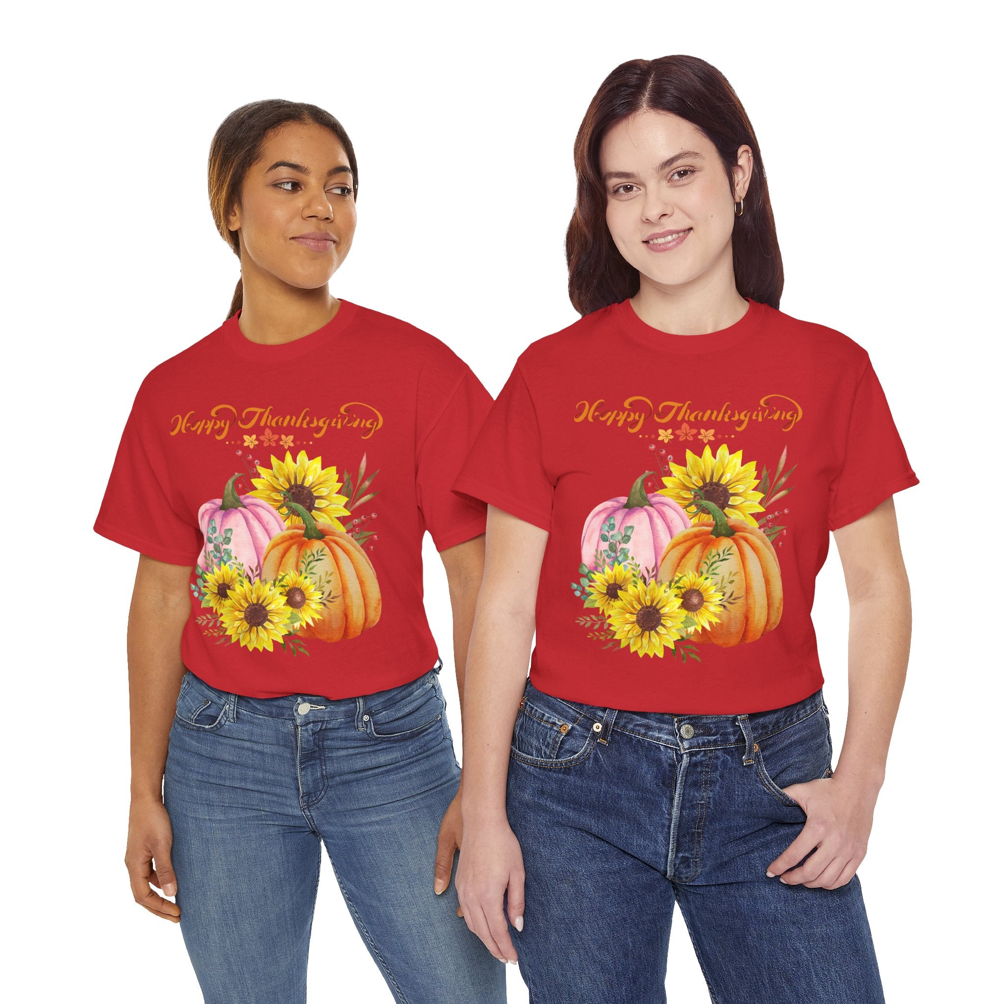 Thanksgiving T-shirts, Pumpkin Tee, Autumn Shirt, Unisex Fall Apparel, Holiday Gift, Cozy Outfit, Harvest Festival Clothing
