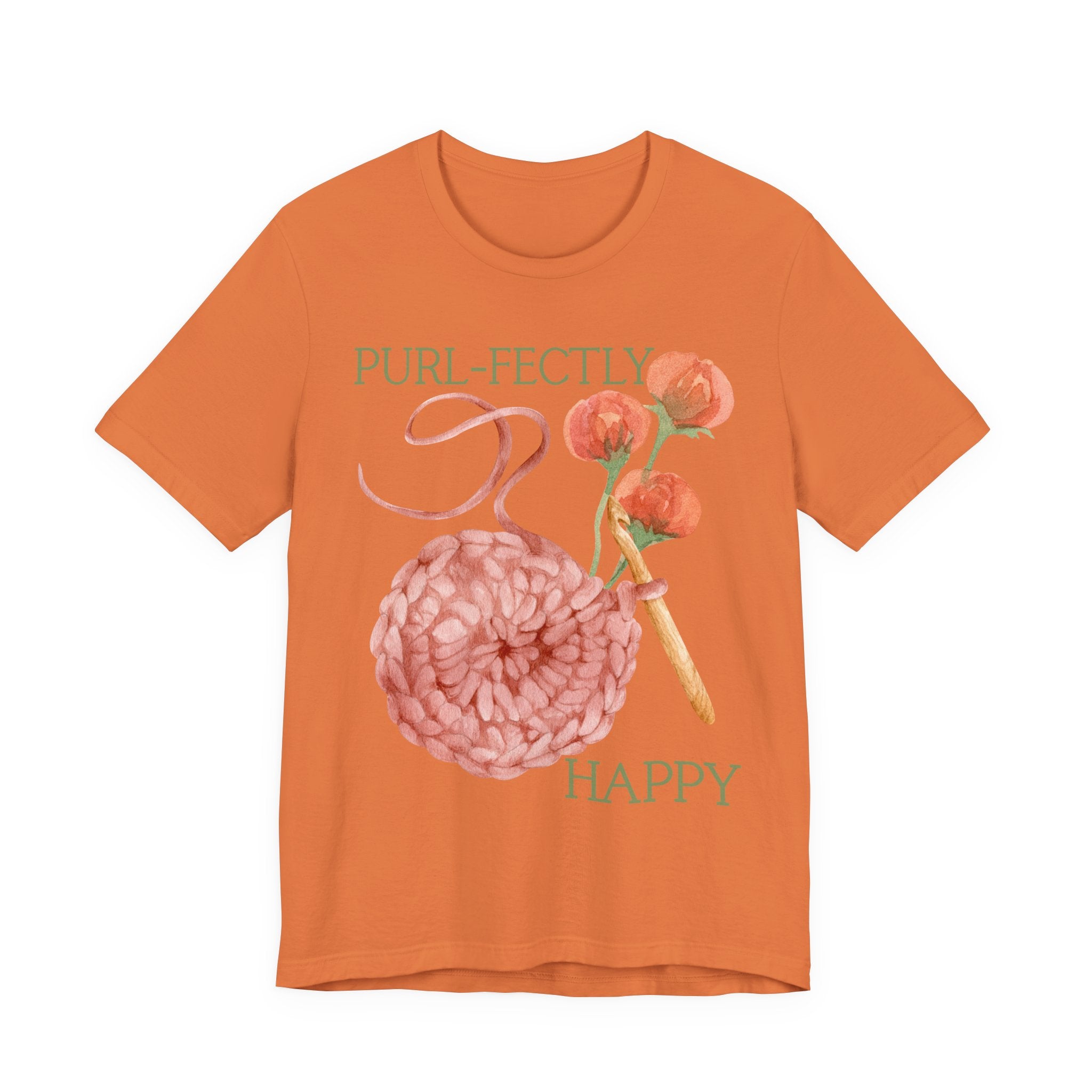 Purl-fectly Happy Crafting Joy Tee -Unisex Short Sleeve Shirt