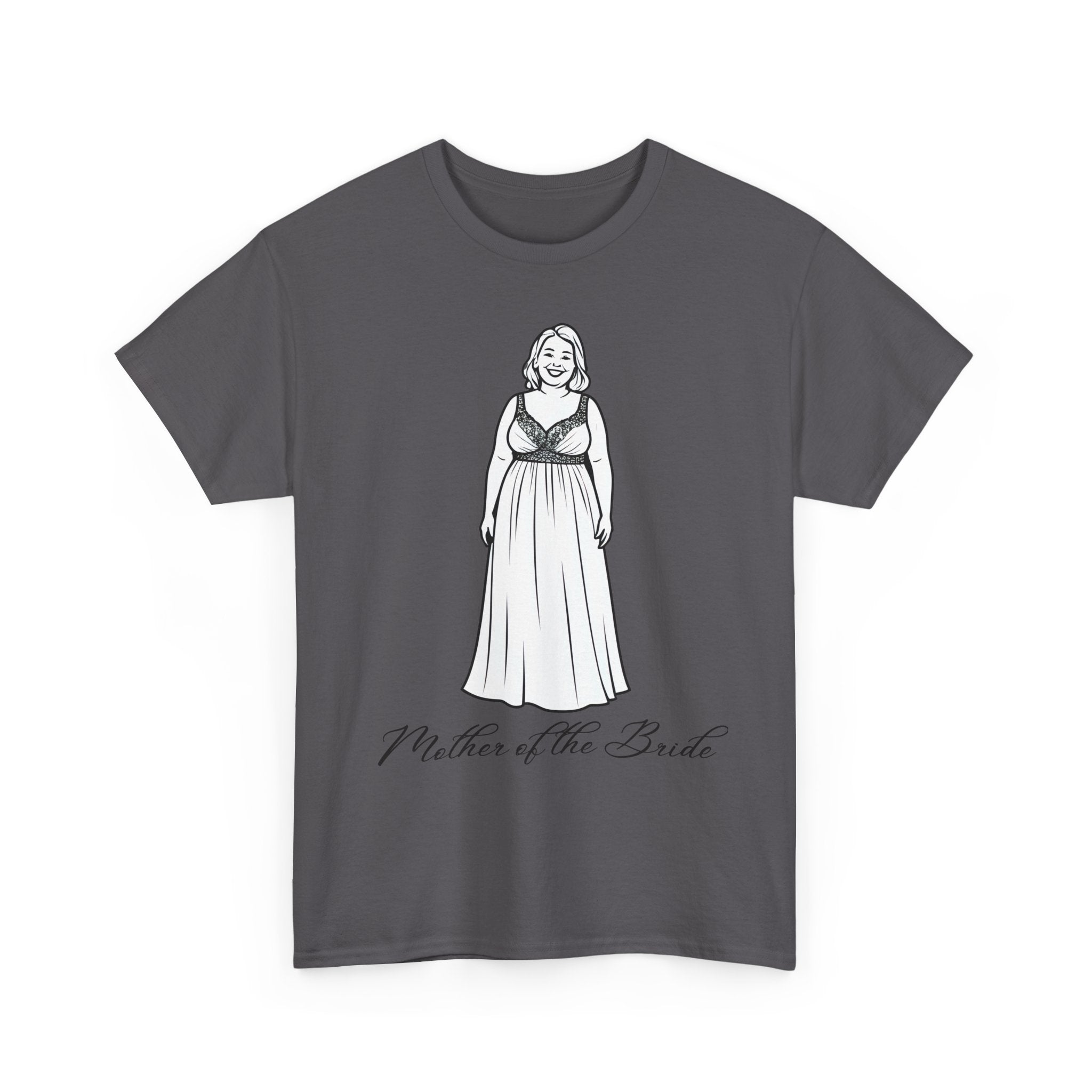 Mother of the Bride Tee, Plus Size Wedding Shirt, Unisex Cotton T-Shirt, Bridal Party Gift, Fun Wedding Day Apparel