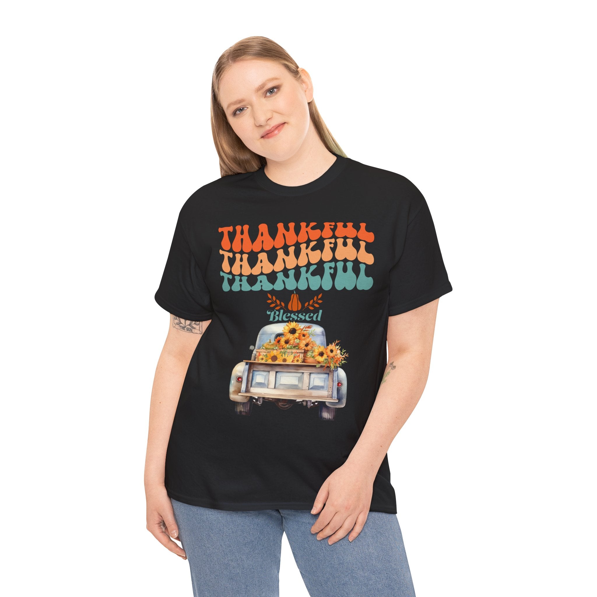 Thankful Vibes Unisex Tee - Perfect for Thanksgiving, Gratitude, Casual Wear, Gifts, Summer Days
