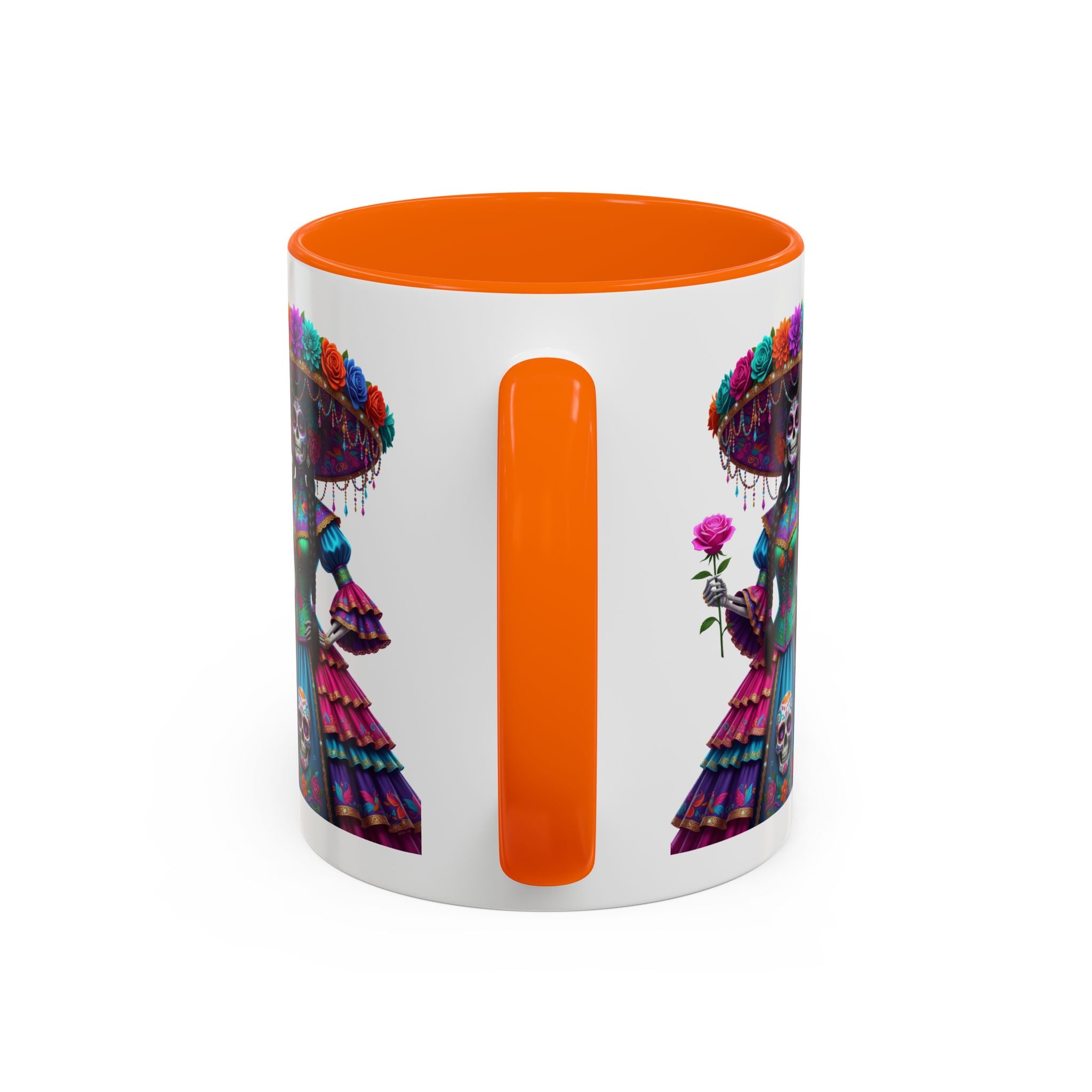 La Catrina Elegante – Día de los Muertos Inspired Artwork, Caffeine Lover Gift, Halloween Decor, Artful Drinkware