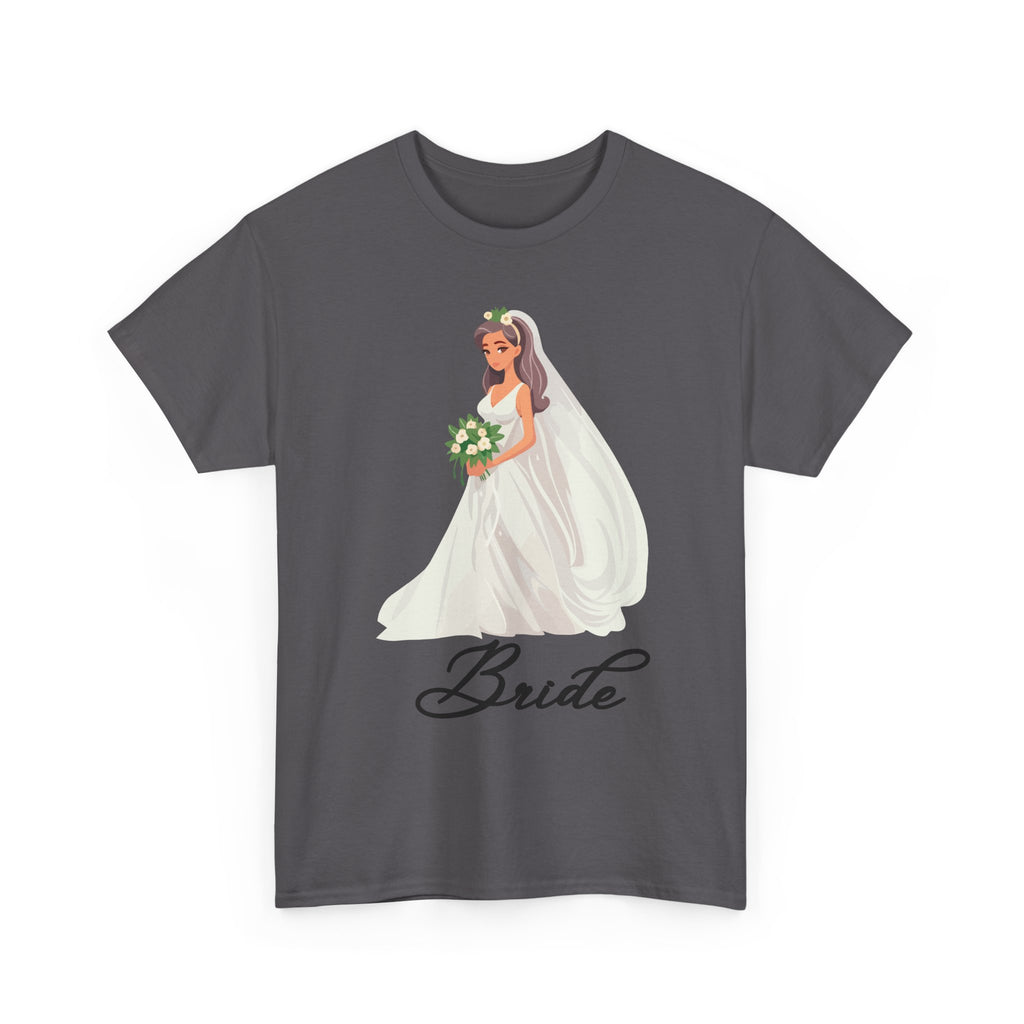 Bride Sketch Unisex Heavy Cotton Tee - Perfect for Weddings, Bridal Showers, Bachelorette Parties, Engagements, and Gifts