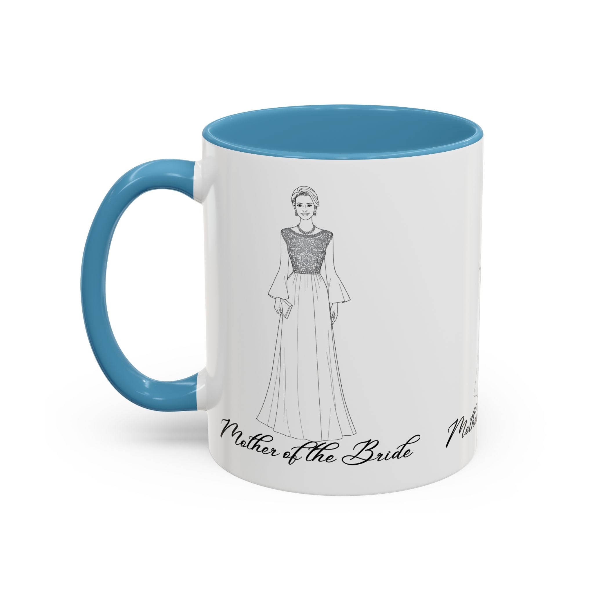 Mother of the Bride -Accent Coffee Mug (11, 15oz)