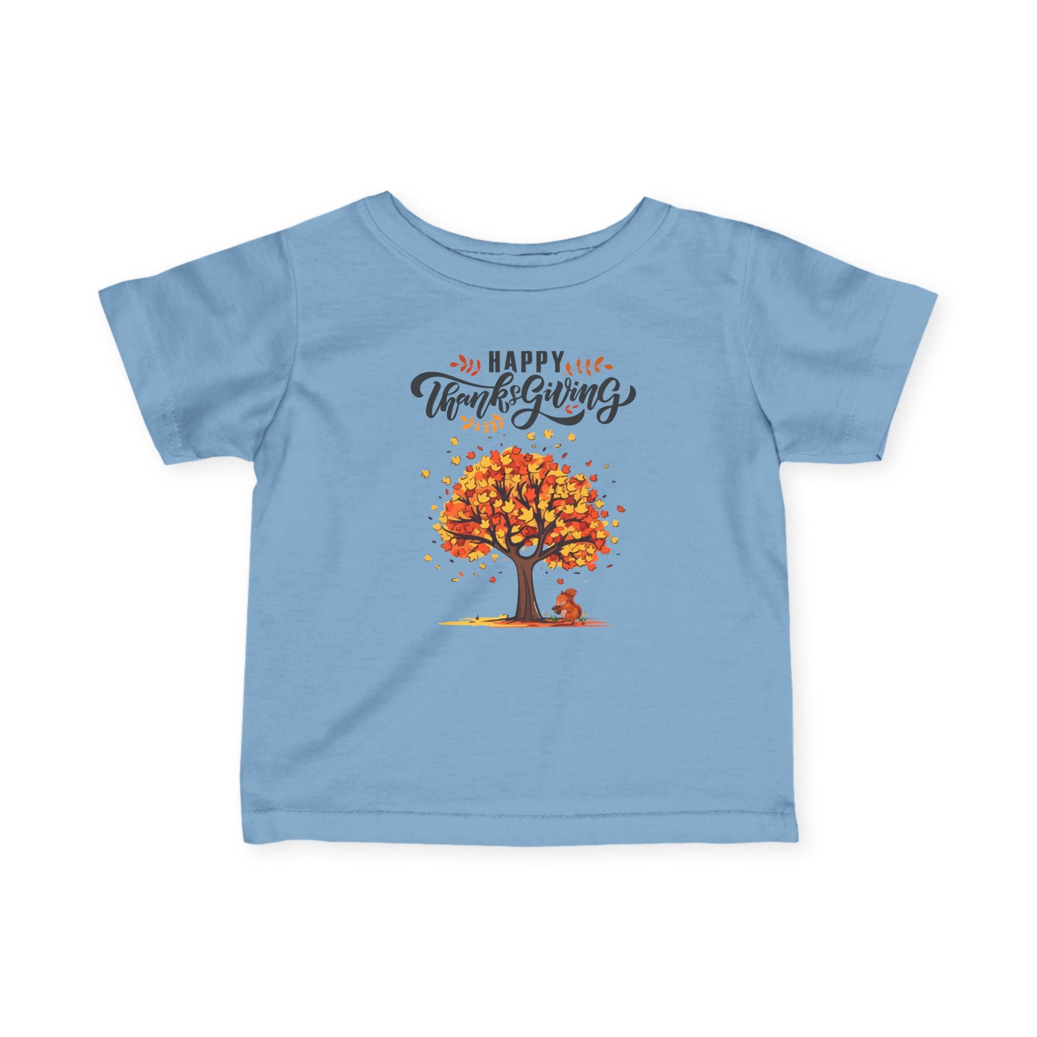Thanksgiving Infant Tee, Cute Baby Shirt, Fall Baby Clothes, Happy Thanksgiving T-Shirt, Autumn Baby Outfit, Toddler Apparel