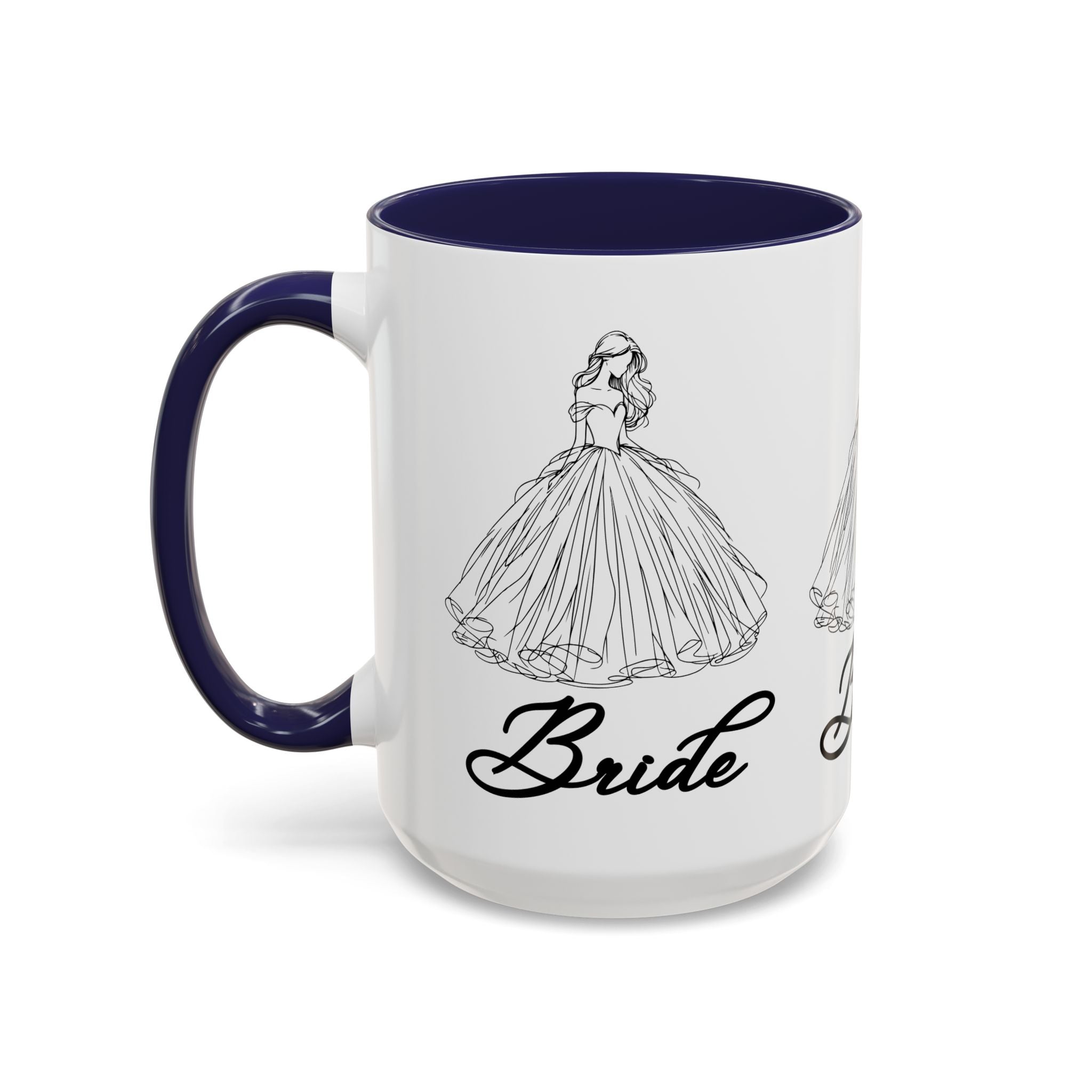Bride Mug | Elegant Wedding Dress Design | Bridal Shower Gift & Keepsake
