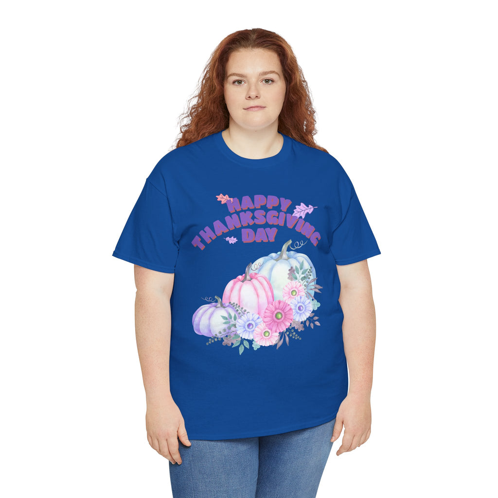 Thanksgiving Celebration Tee, Happy Thanksgiving Day Shirt, Fall T-Shirt, Holiday Gift, Unisex Cotton Top, Autumn Fashion