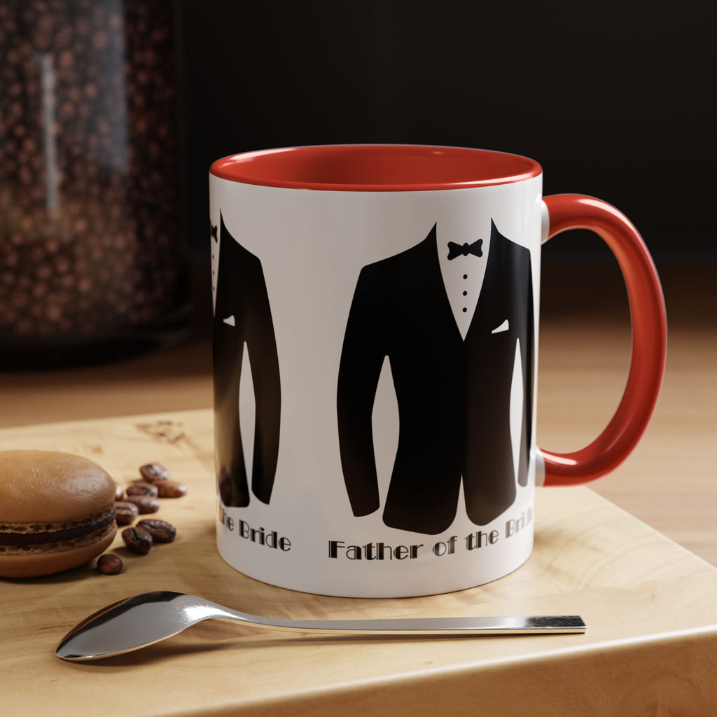 Father of the Bride Mug  11, 15oz| Wedding Day Gift | Elegant Keepsake for Dad
