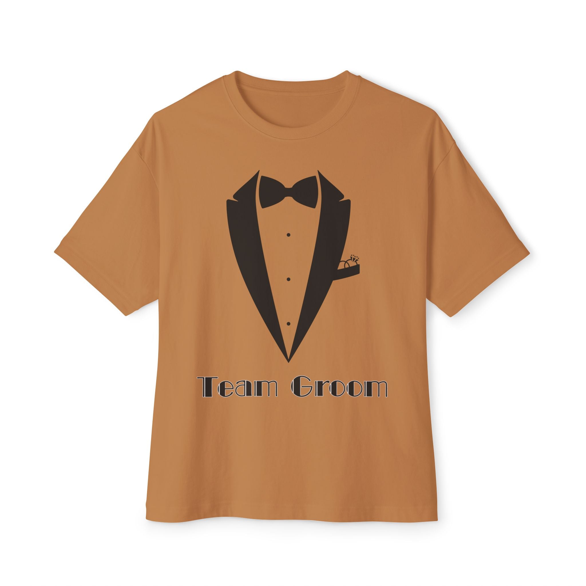 Groom's Team T-Shirt, Casual Wedding Tee, Unisex Oversized Tee, Bridal Party Gift, Groom Squad Shirt, Funny Wedding Apparel