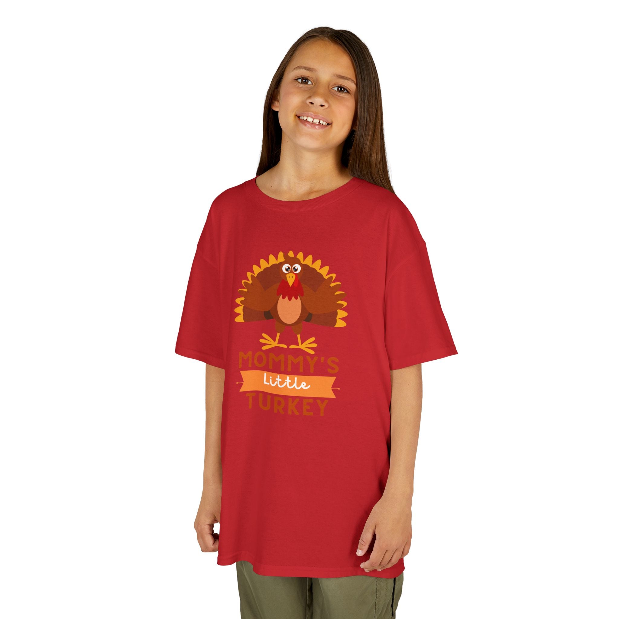 Mommy's Little Turkey Kids Tee - Thanksgiving Gift, Holiday Apparel, Cute Kids Clothing, Family Gathering, Kid's Casual Wear