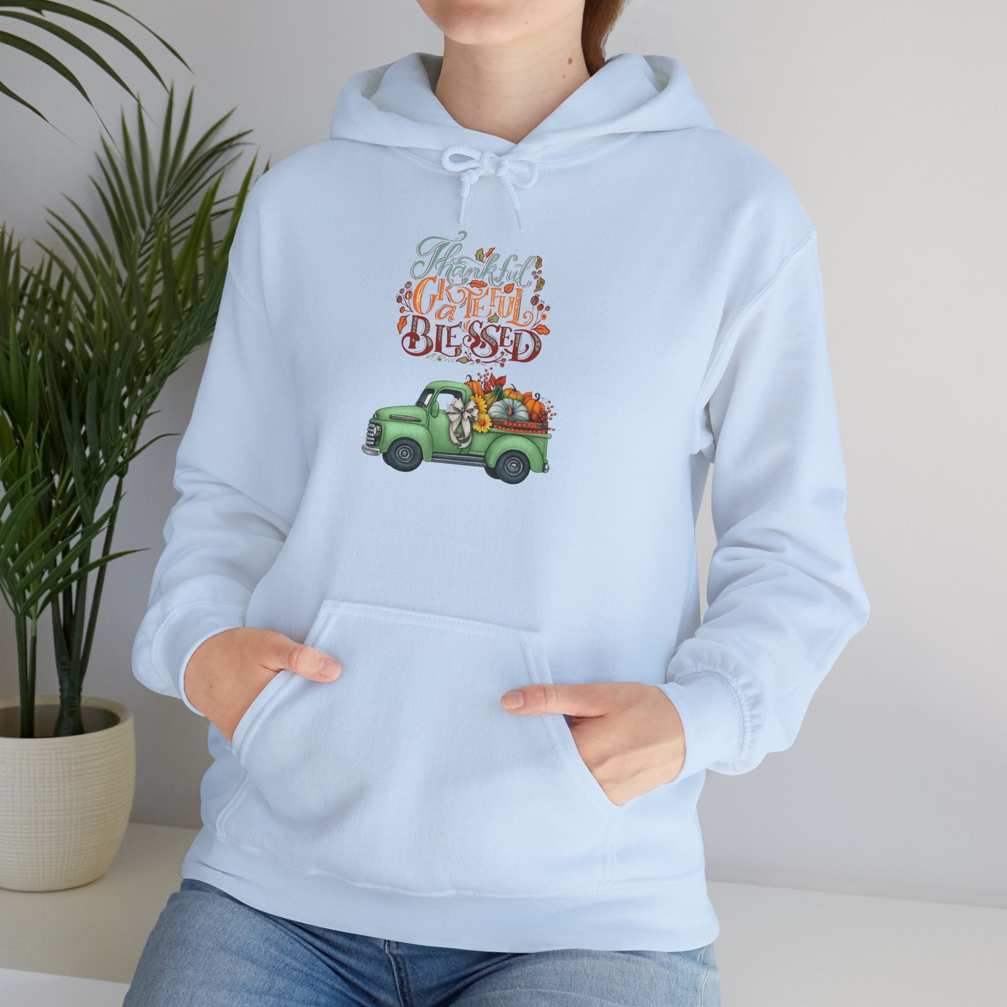 Festive Truck Sweatshirt - Cozy Holiday Hoodie, Winter Gift, Christmas Apparel, Unisex Clothing, Seasonal Fashion