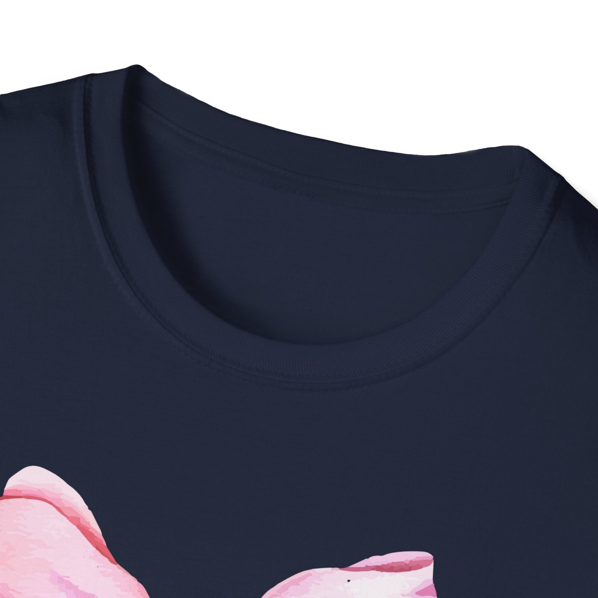 Thankful & Grateful Bow T-Shirt, Unisex Softstyle Tee, Thanksgiving Gift, Fall Apparel, Cute Casual Wear, Gratitude Shirt