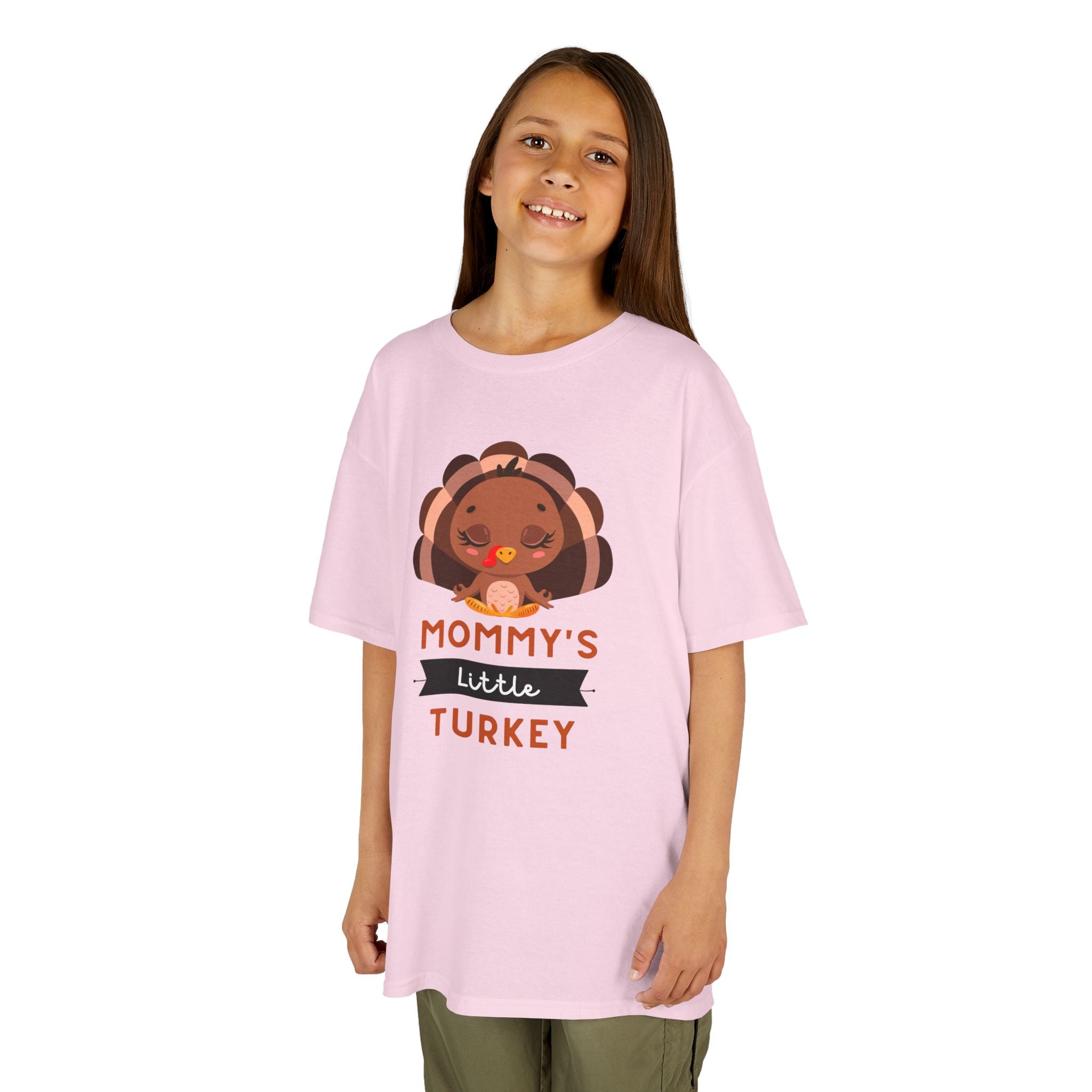 Kids Thanksgiving Tee, Mommy's Little Turkey Shirt, Fall Holiday Outfit, Thanksgiving Gift, Adorable Kids Fashion