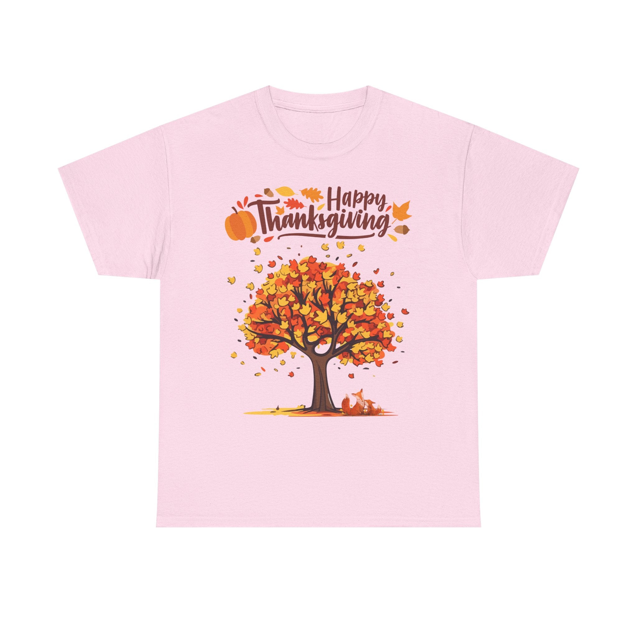 Thanksgiving Tree Tee, Autumn Shirt, Fall Apparel, Family Gathering Top, Seasonal Wear, Thanksgiving Gift