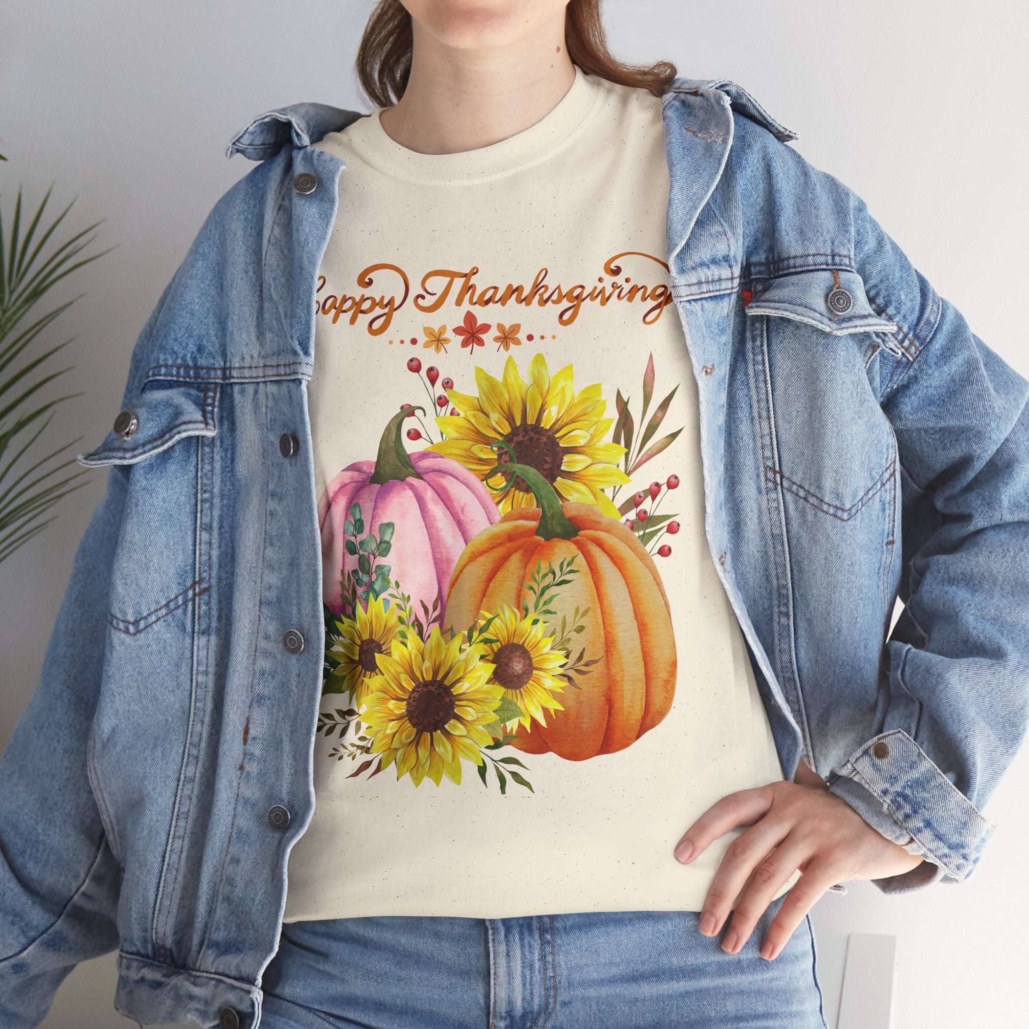 Thanksgiving T-shirts, Pumpkin Tee, Autumn Shirt, Unisex Fall Apparel, Holiday Gift, Cozy Outfit, Harvest Festival Clothing