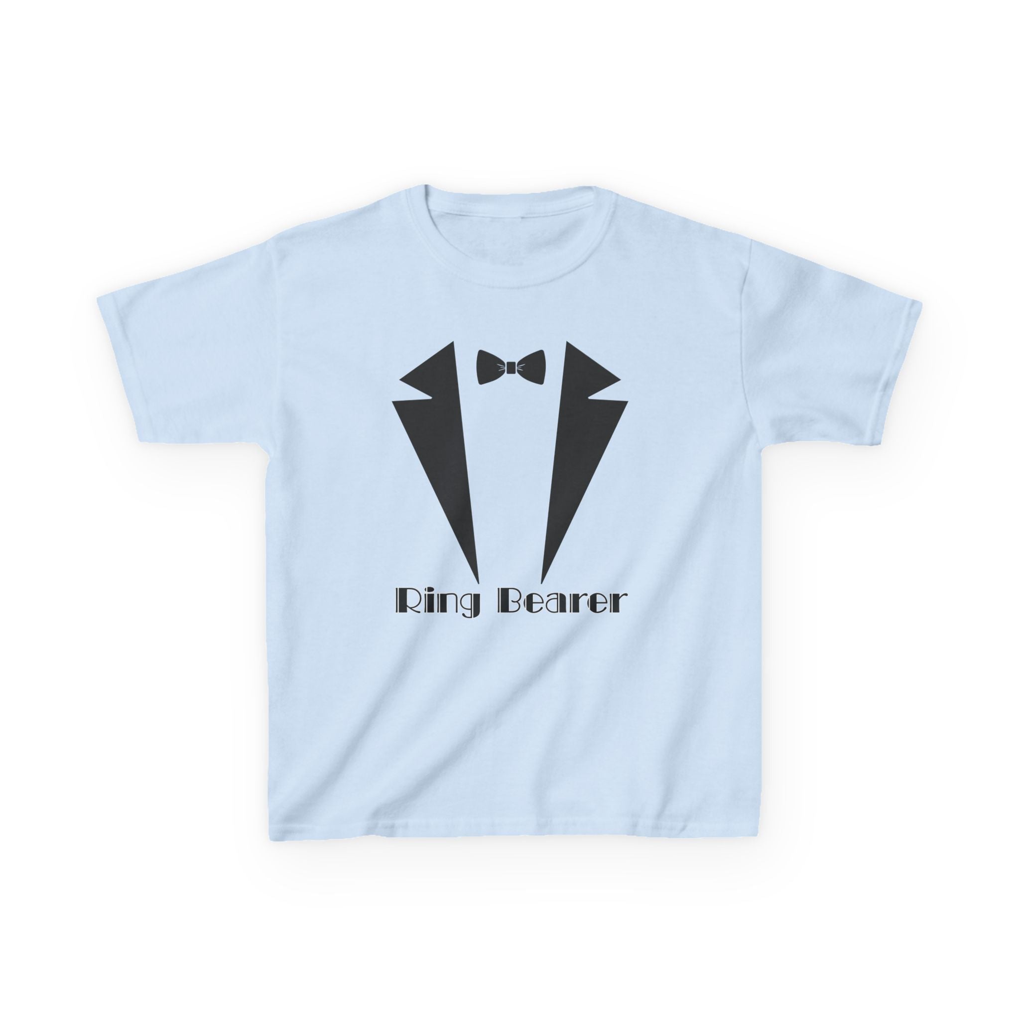 Ring Bearer Kids Tee, Cute Ring Bearer Shirt, Toddler Wedding Outfit, Boys' Formal Wear Tee, Kids' Tuxedo Tee, Wedding Attire for Kids