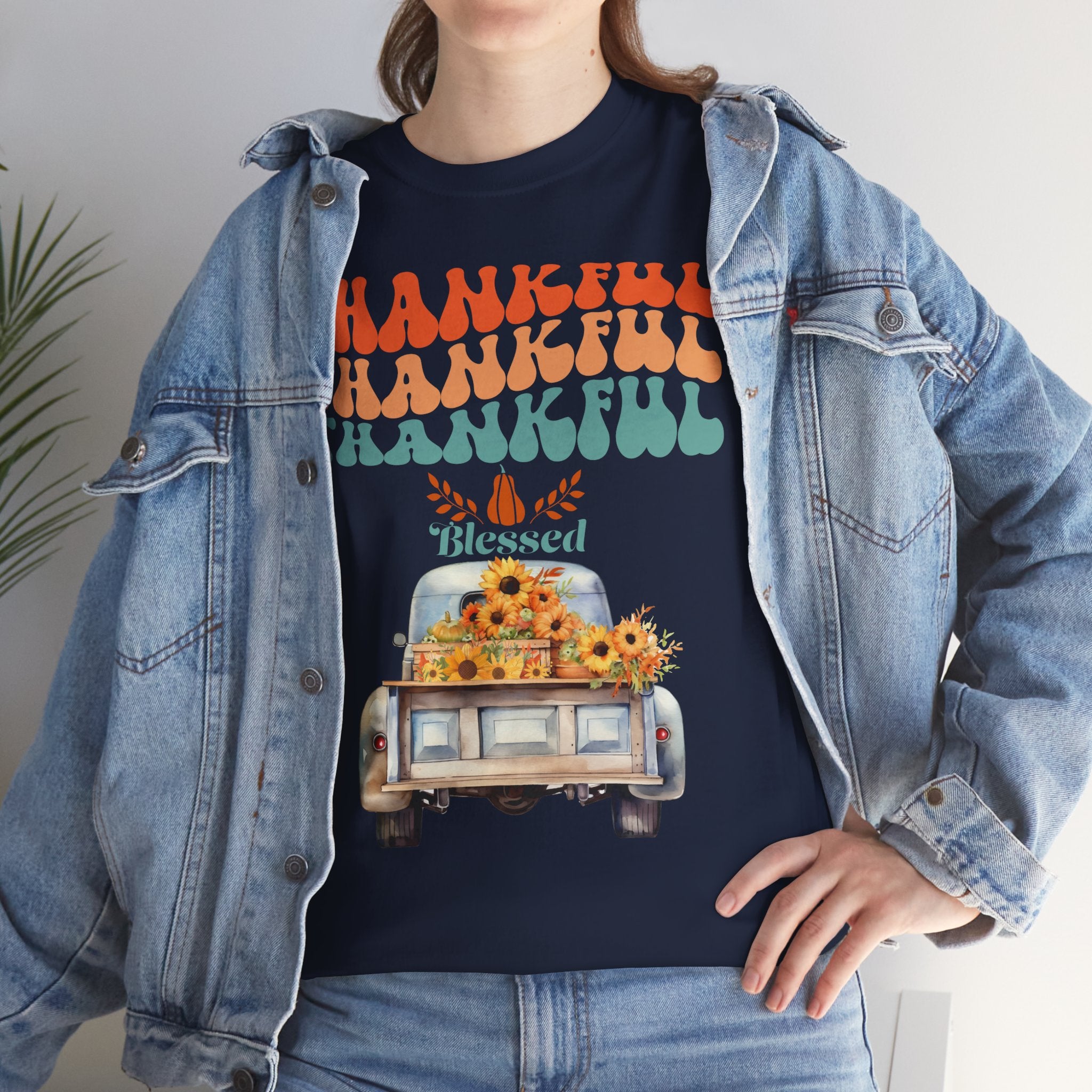 Thankful Vibes Unisex Tee - Perfect for Thanksgiving, Gratitude, Casual Wear, Gifts, Summer Days