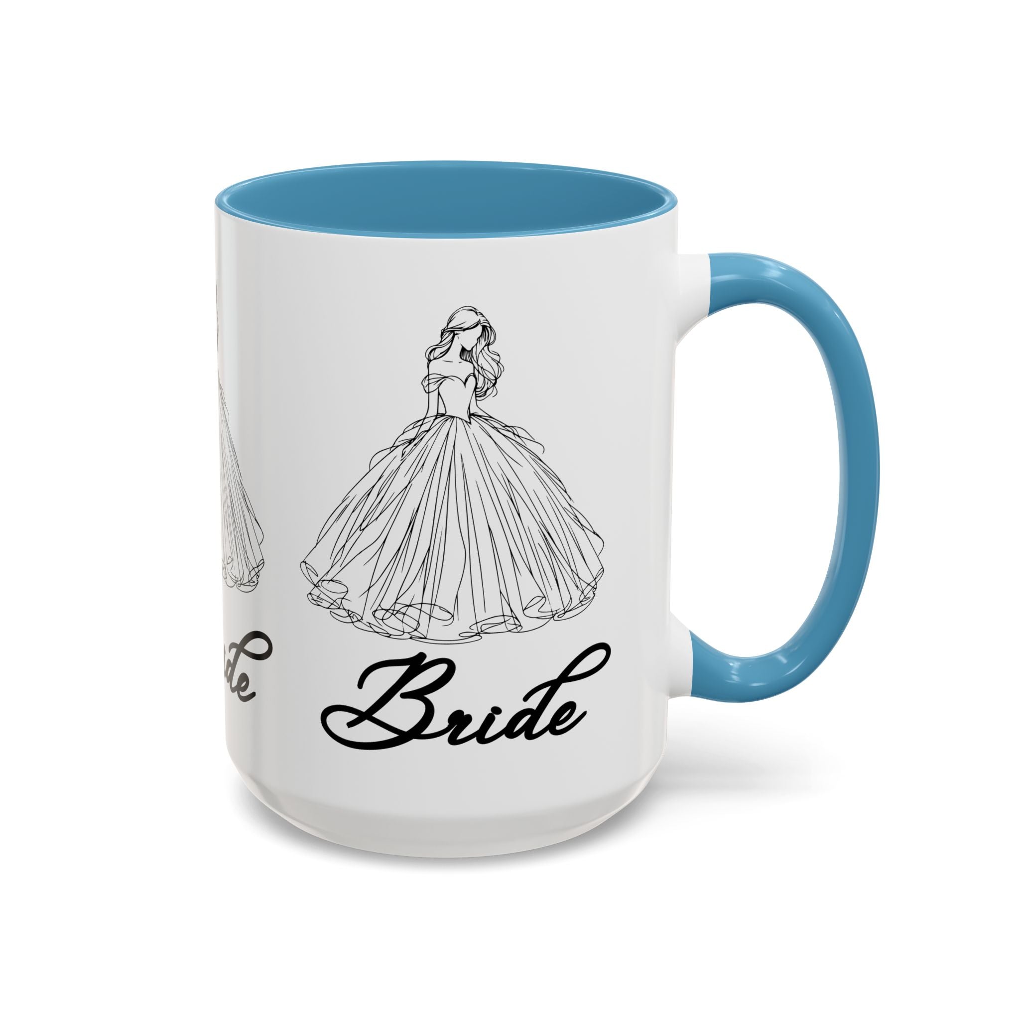 Bride Mug | Elegant Wedding Dress Design | Bridal Shower Gift & Keepsake